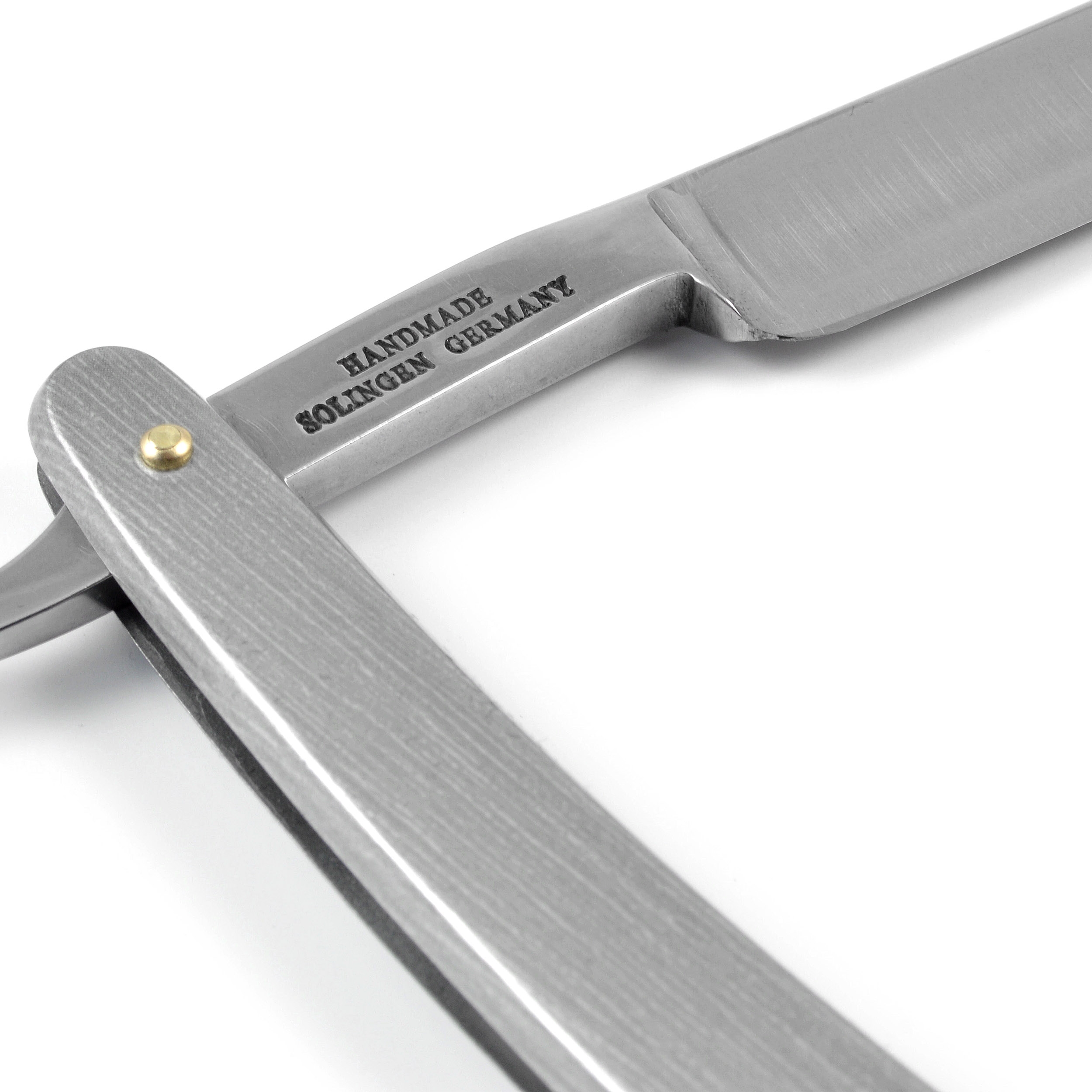 Navaja de carbono con diseño de aluminio cepillado de 5/8 " - 2