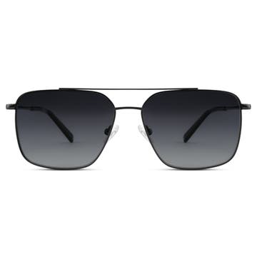 Occasus | Blue Square Polarised Aviator Sunglasses