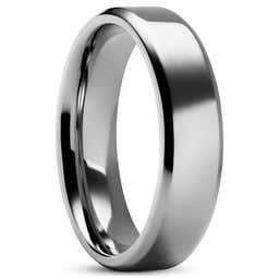 Aesop | 6 mm Silver-Tone Titanium Ring