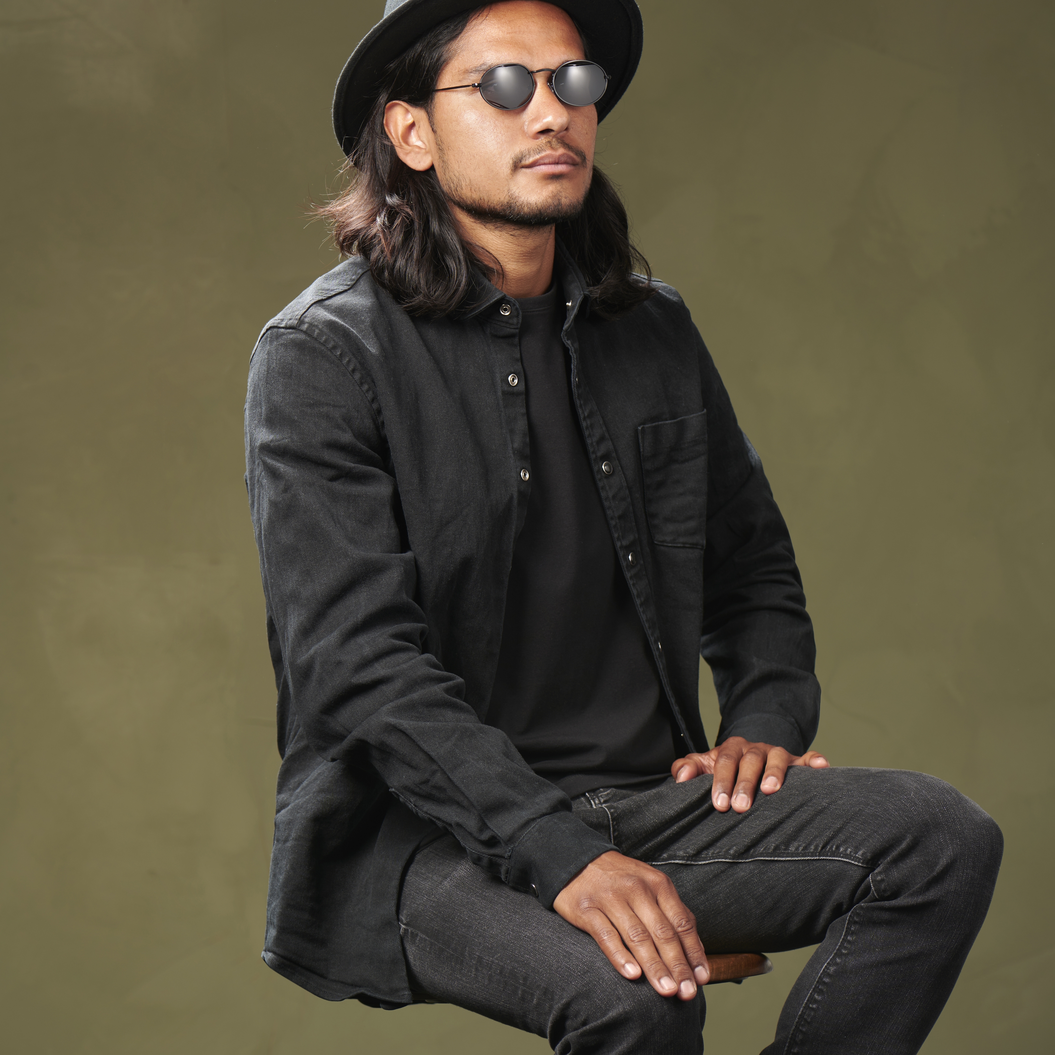 Μαύρα Οβάλ Γυαλιά Ηλίου Ambit - 5