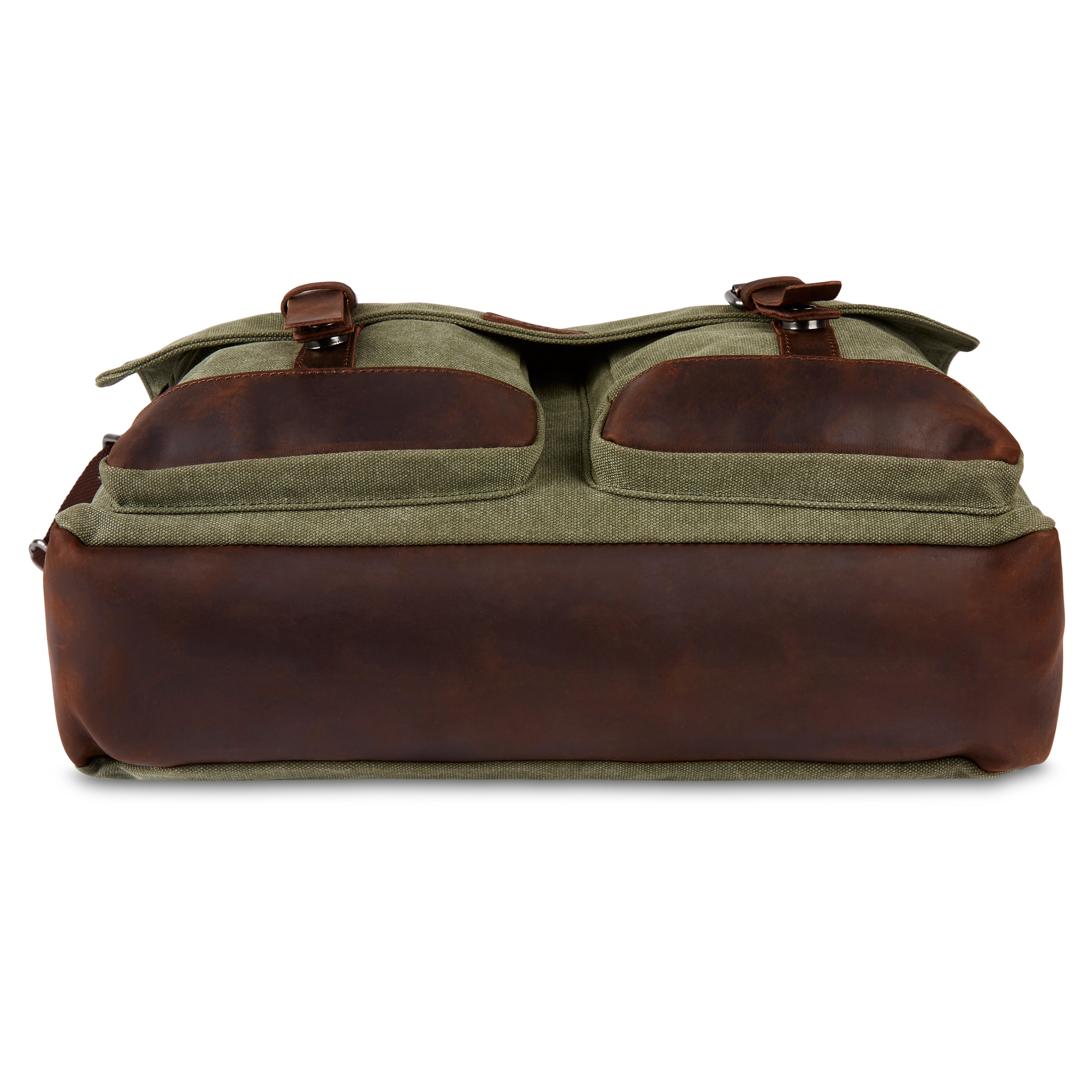 Spencer Green & Brown Laptop Bag - 6