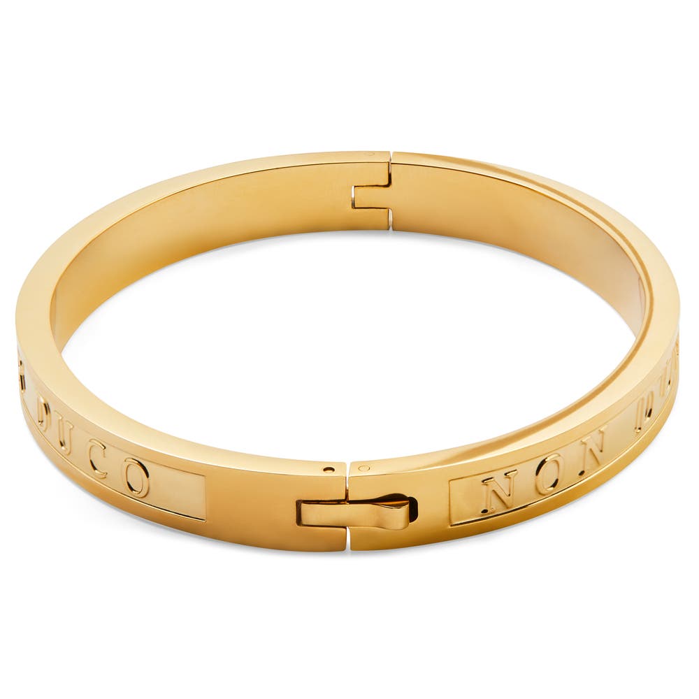 hover: Arie Gold-tone Duco Bangle Bracelet hover: Arie Gold-tone Duco Bangle Bracelet