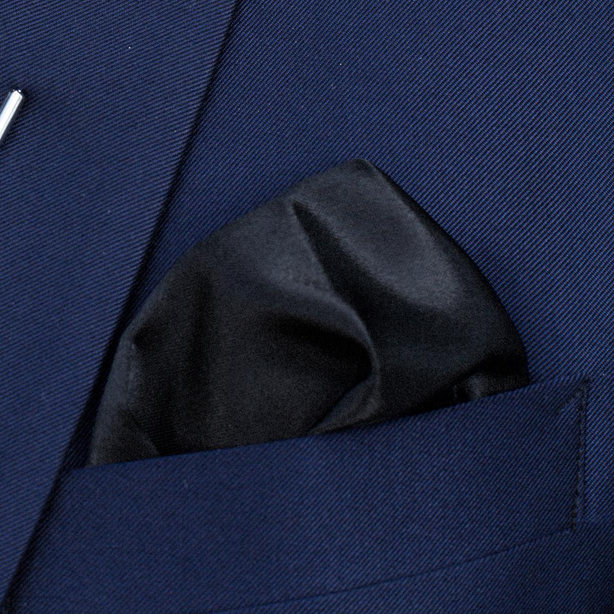 Basic Black Pocket Square | In stock! | Trendhim