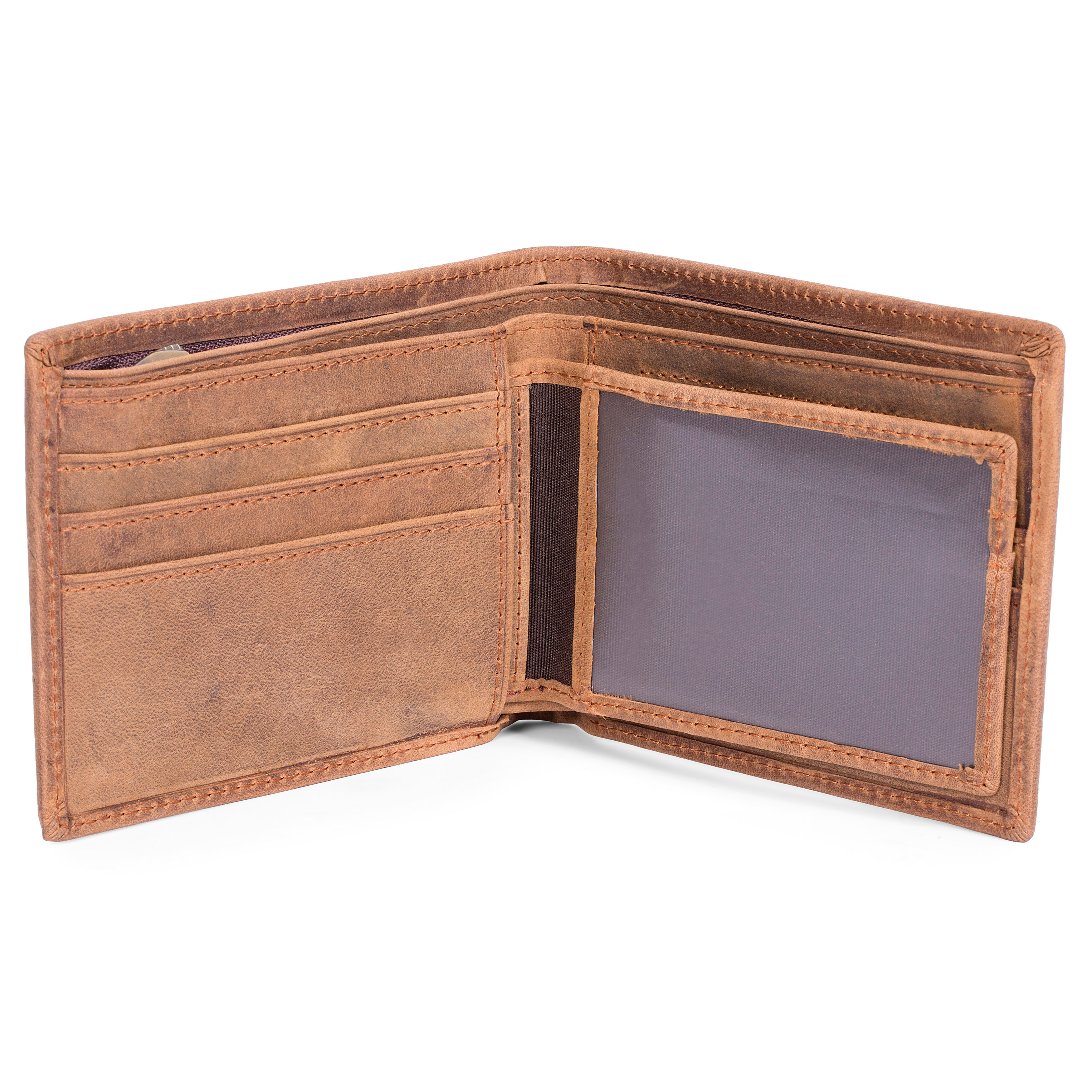 Kellanruskea punottu lompakko - 3