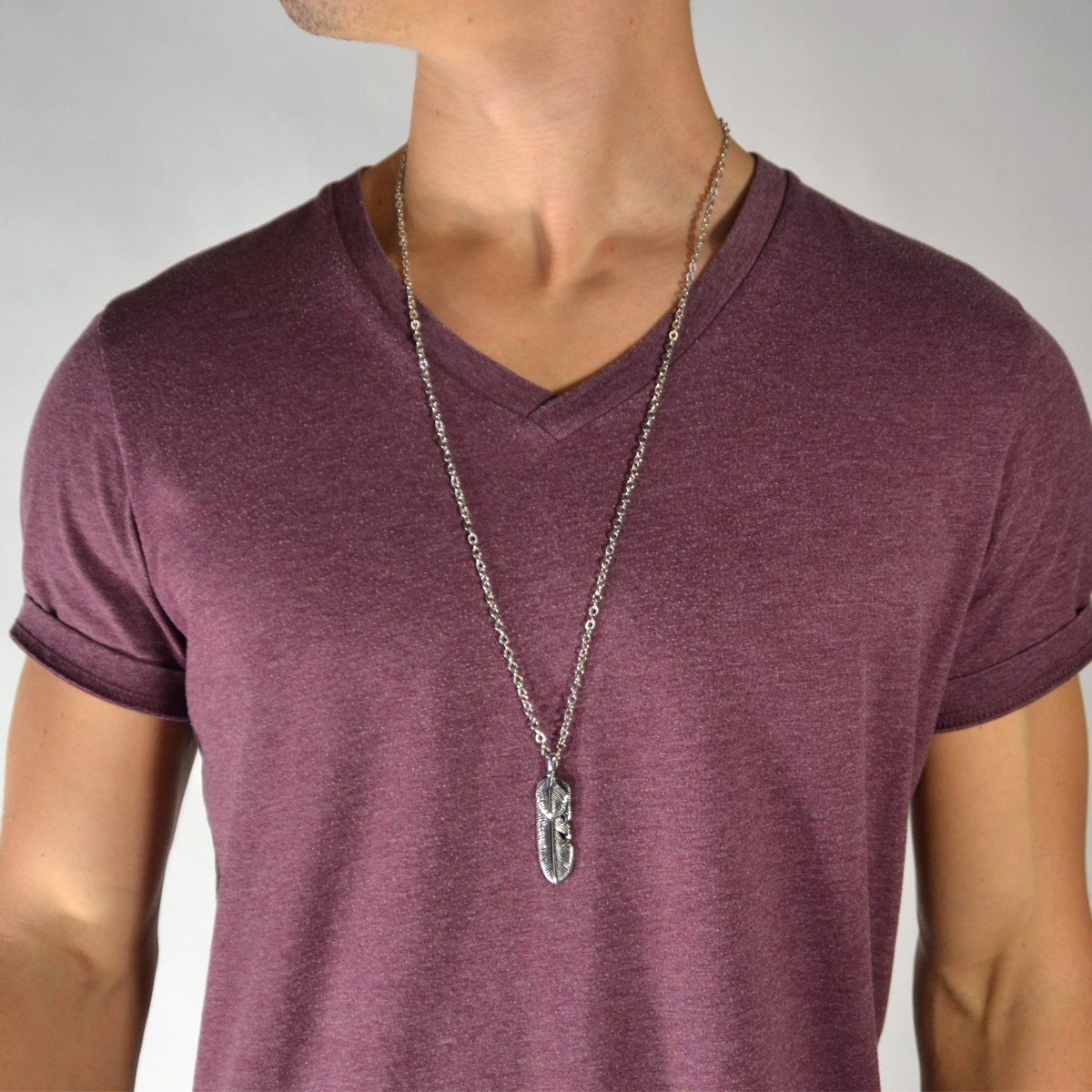★HARANG★ HR 381N_Silver Fabric Necklace CrystalWaveSapphireNecklace1__