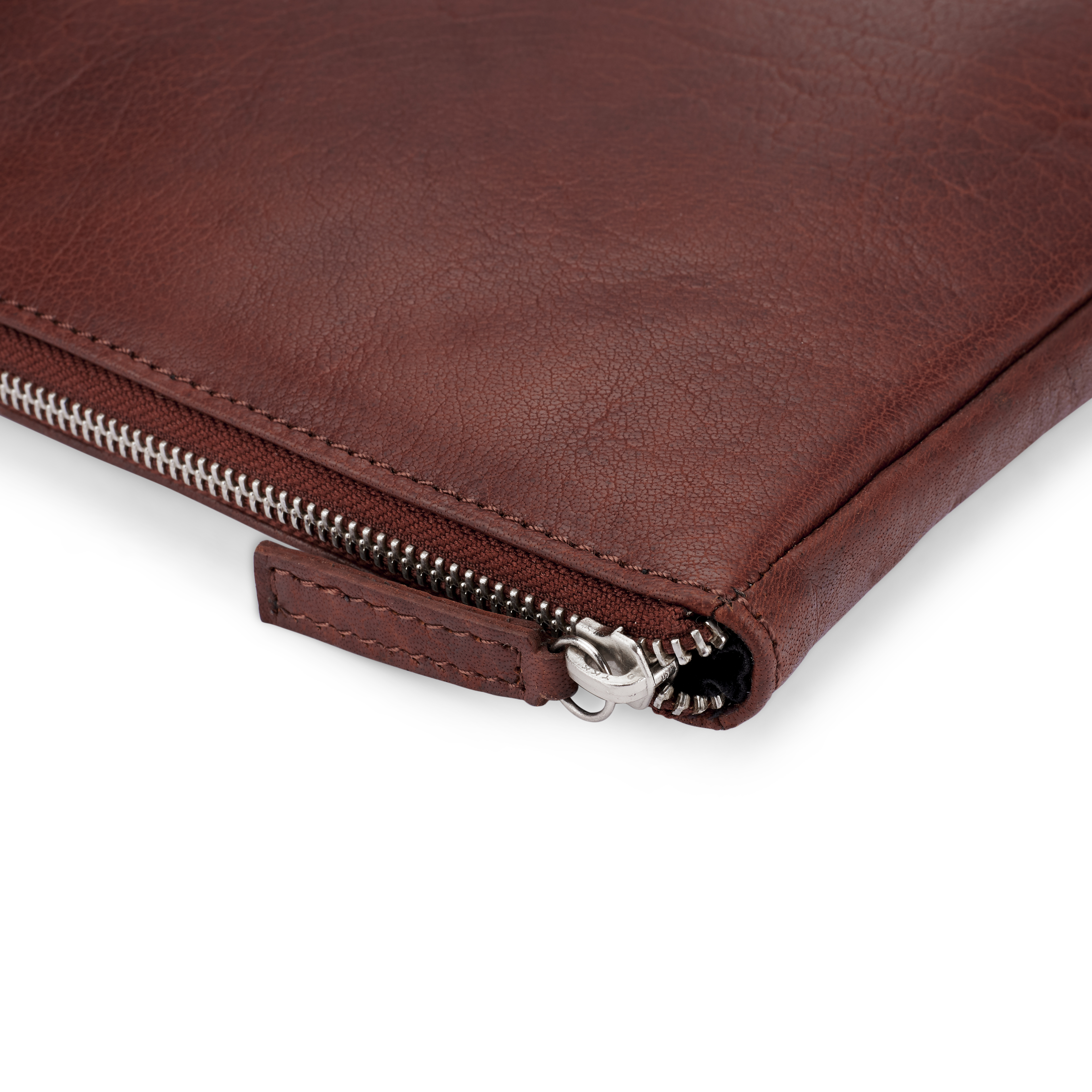 Montreal Tan Leather Small Laptop Sleeve - 9