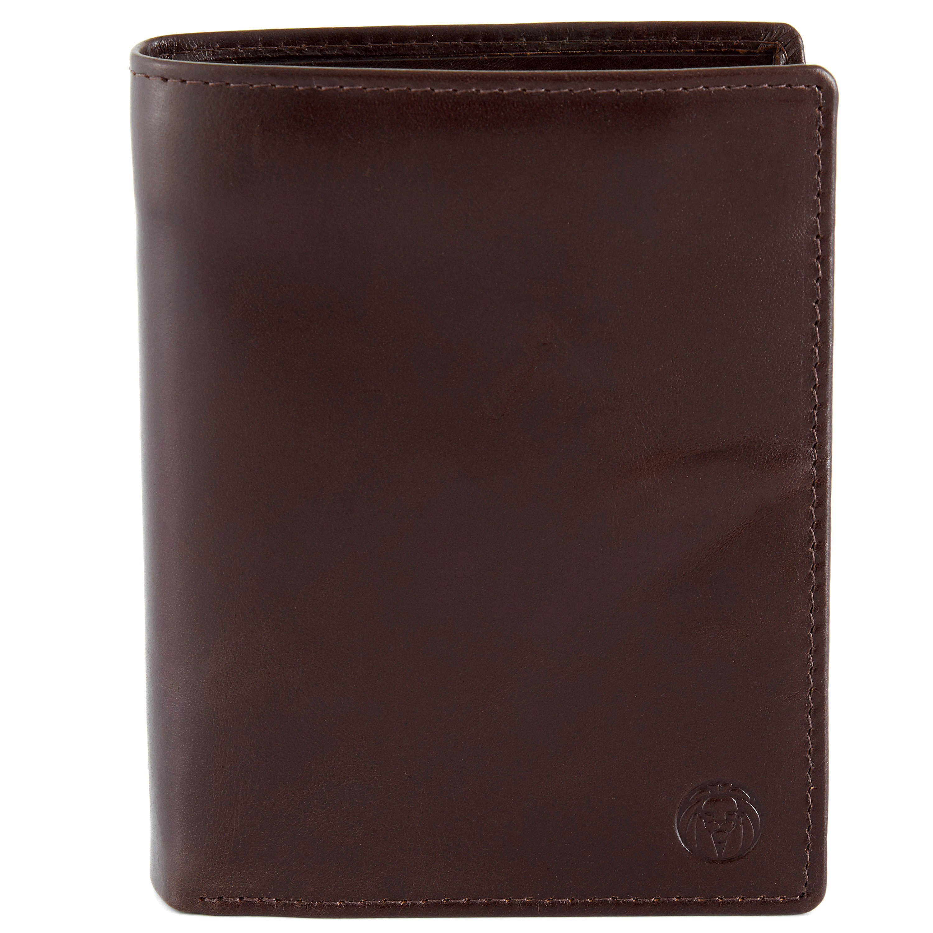 Grand portefeuille en cuir marron foncé Jasper - 14