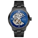 Dante II | Black Skeleton Watch with Blue Dial Dante II | Black Skeleton Watch with Blue Dial