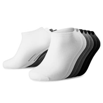 Sokkenbundel | Bundel met 6 Paar Monochrome Enkelsokken Sokkenbundel | Bundel met 6 Paar Monochrome Enkelsokken