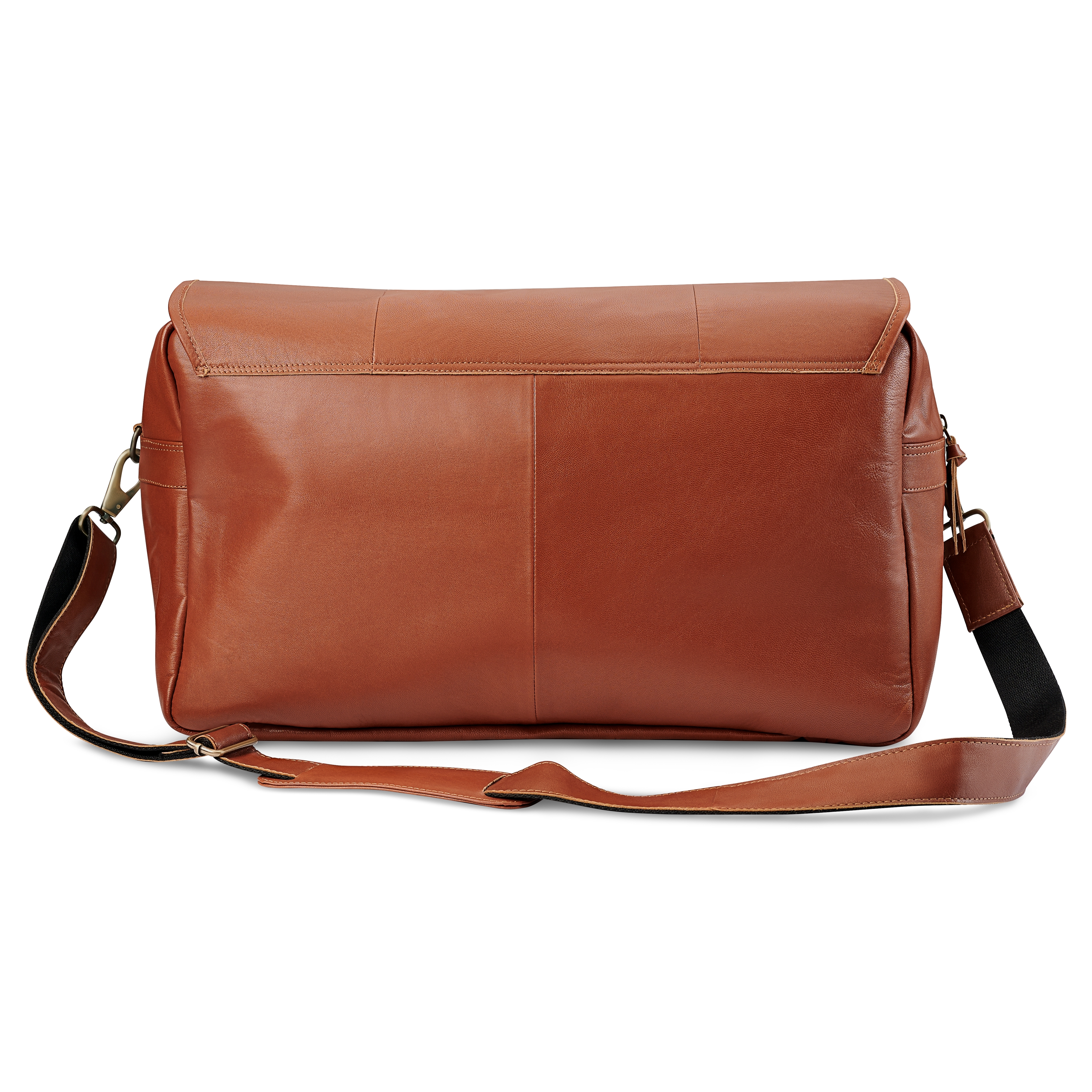 Fidei | Mocha Full Grain Goat Leather Business Travel Bag - 5