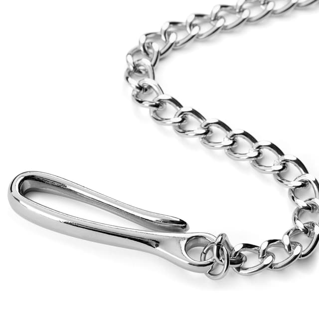 Portachiavi A Catena Lunga In Acciaio Inox - Con Moschettone, Stile Hip Hop Punk - Foto 5