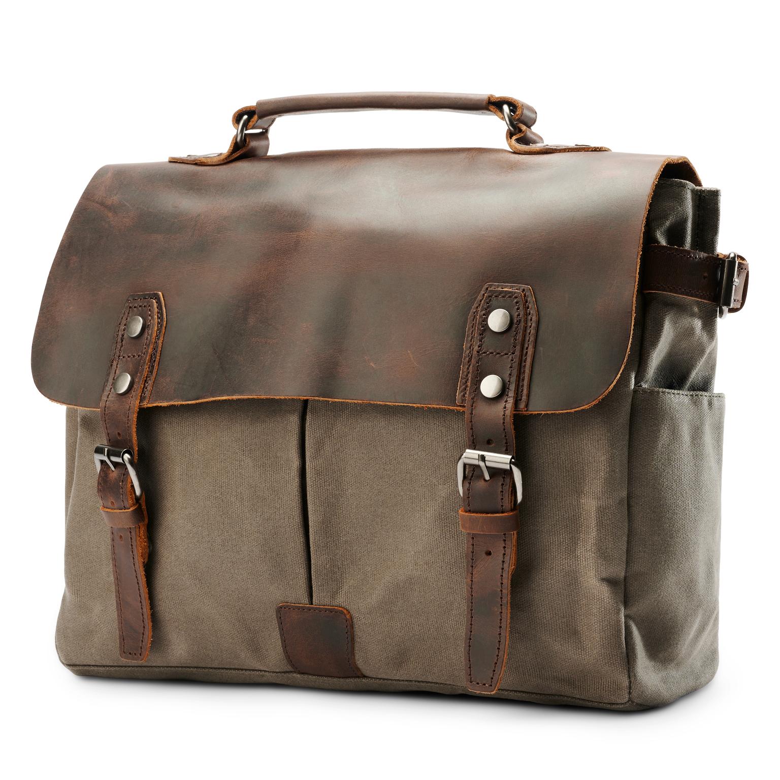 Bolso bandolera estilo vintage verde militar Bolso bandolera estilo vintage verde militar