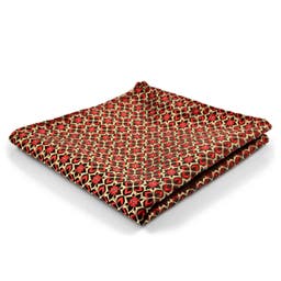 Mystery Red Pocket Square