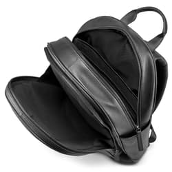 amazon black leather backpack CLASSIC Vegan VEGIA Bags Vegan backpacks, vegan handbags, vegan totes & vegan laptop bags This backpack does it all Small Black Full-Grain Leather Laptop