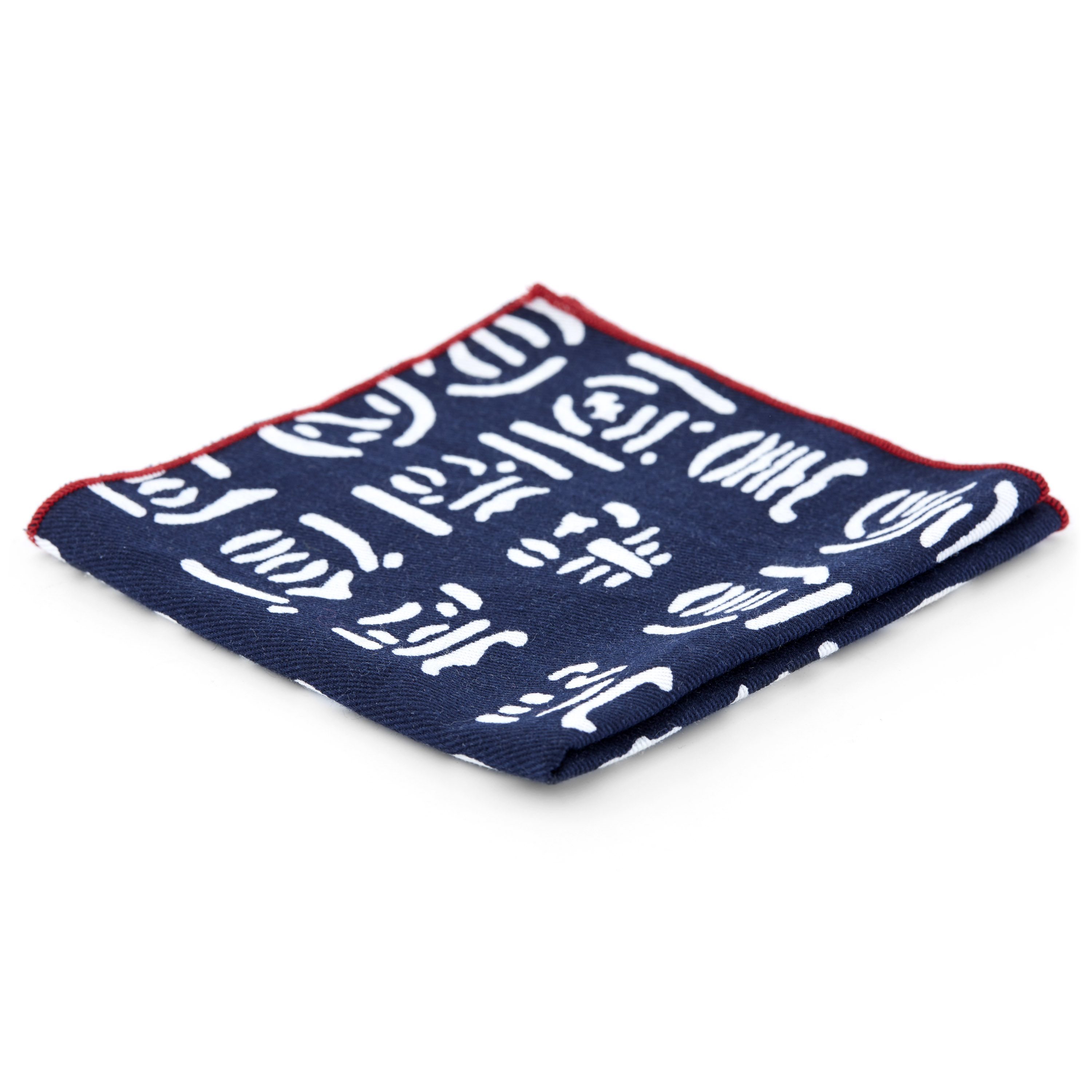 Pochet met Gebleekt Motief - 1