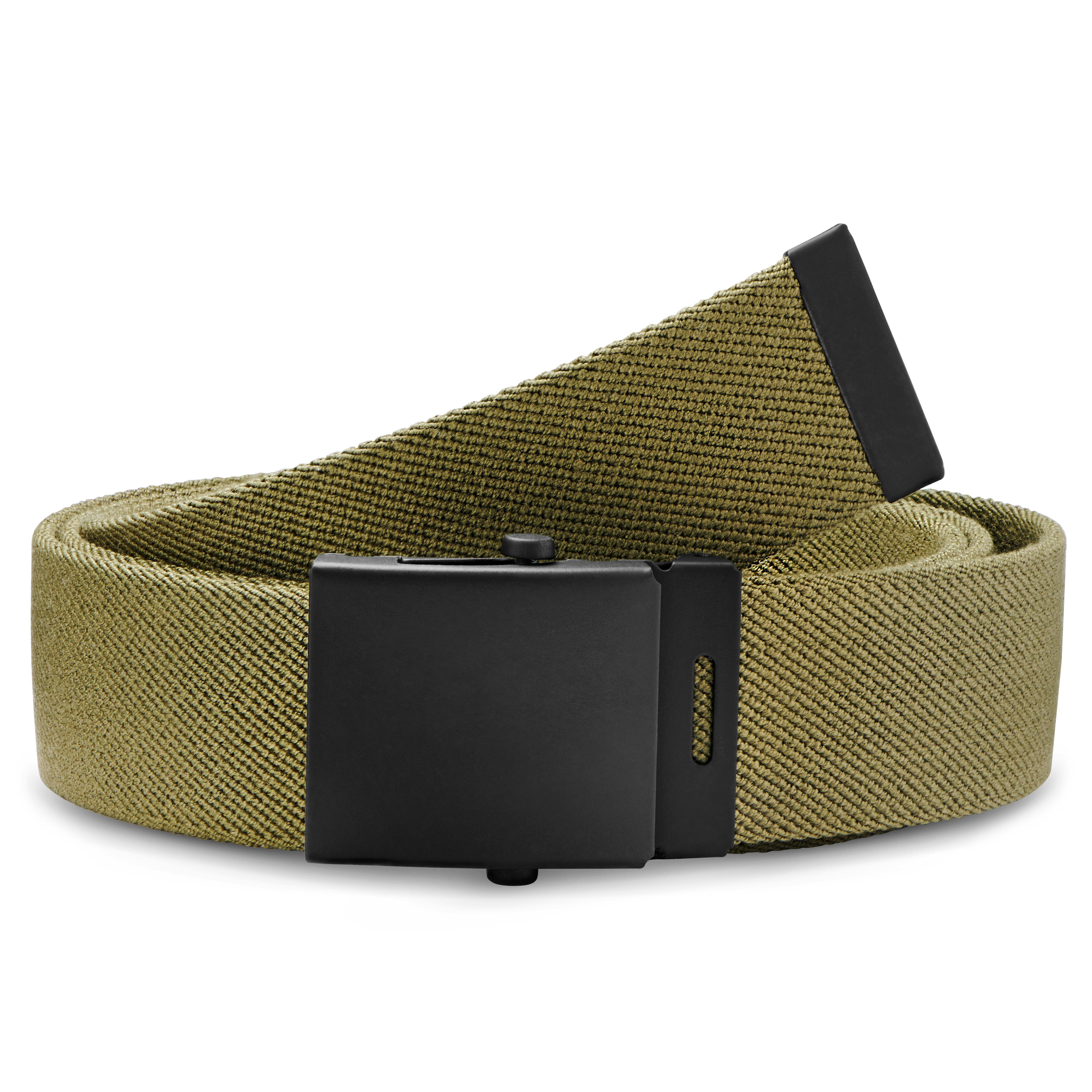Hudson Oliivinvihreä Automaattinen Elastinen Kangasvyö - 1