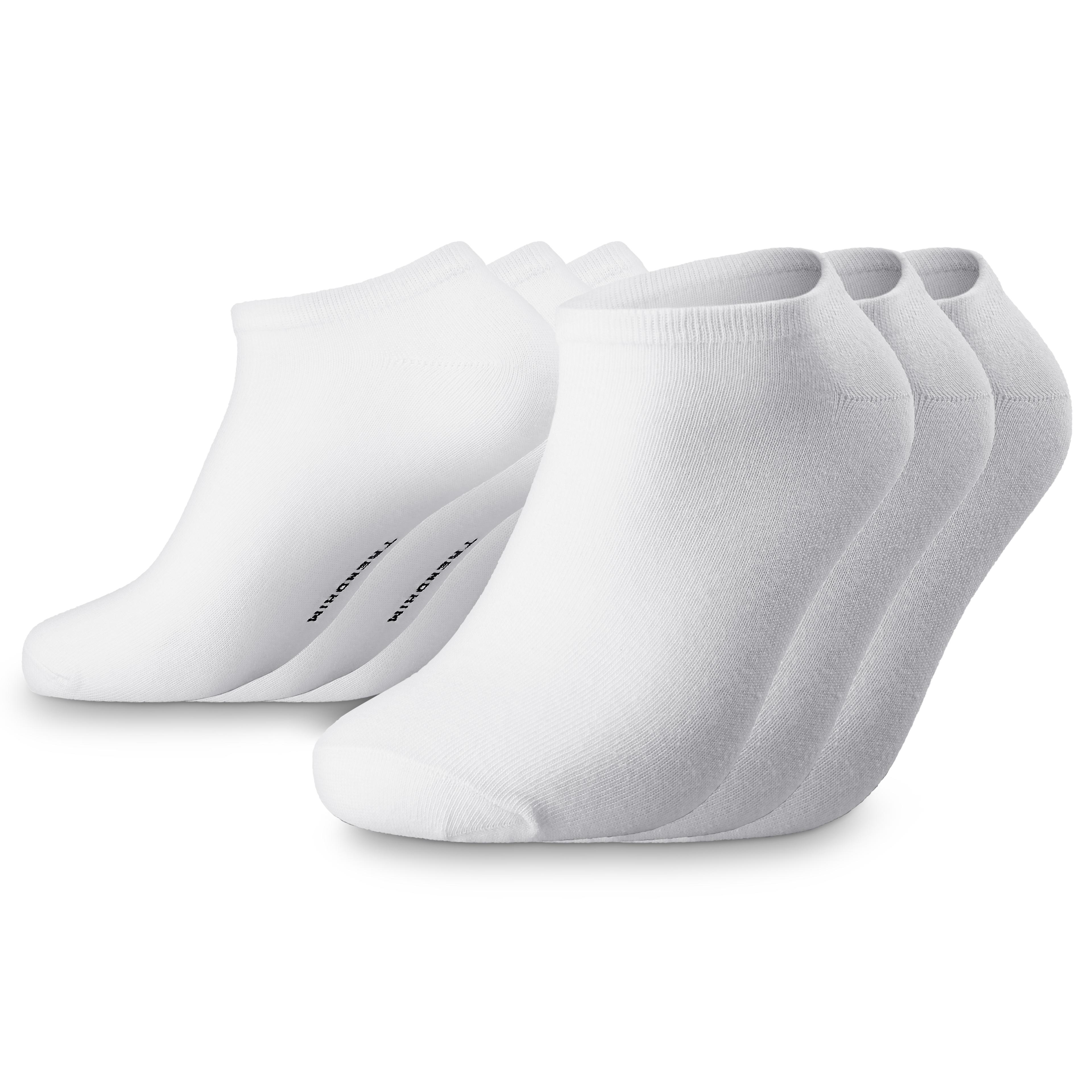 TrueFeel | 3-Pack White Cotton Ankle Socks TrueFeel | 3-Pack White Cotton Ankle Socks