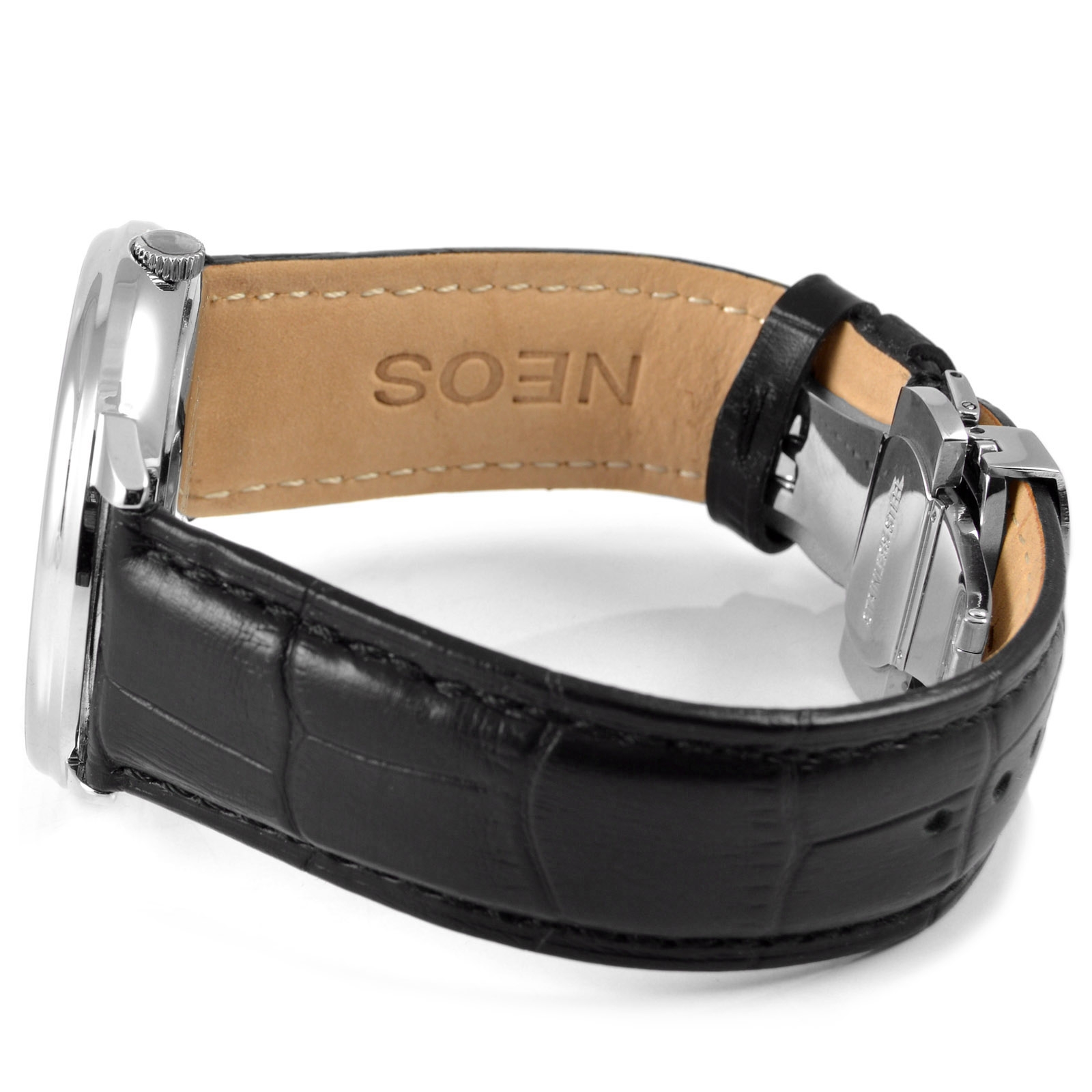 Svart City Light Sapphire Klokke - 3