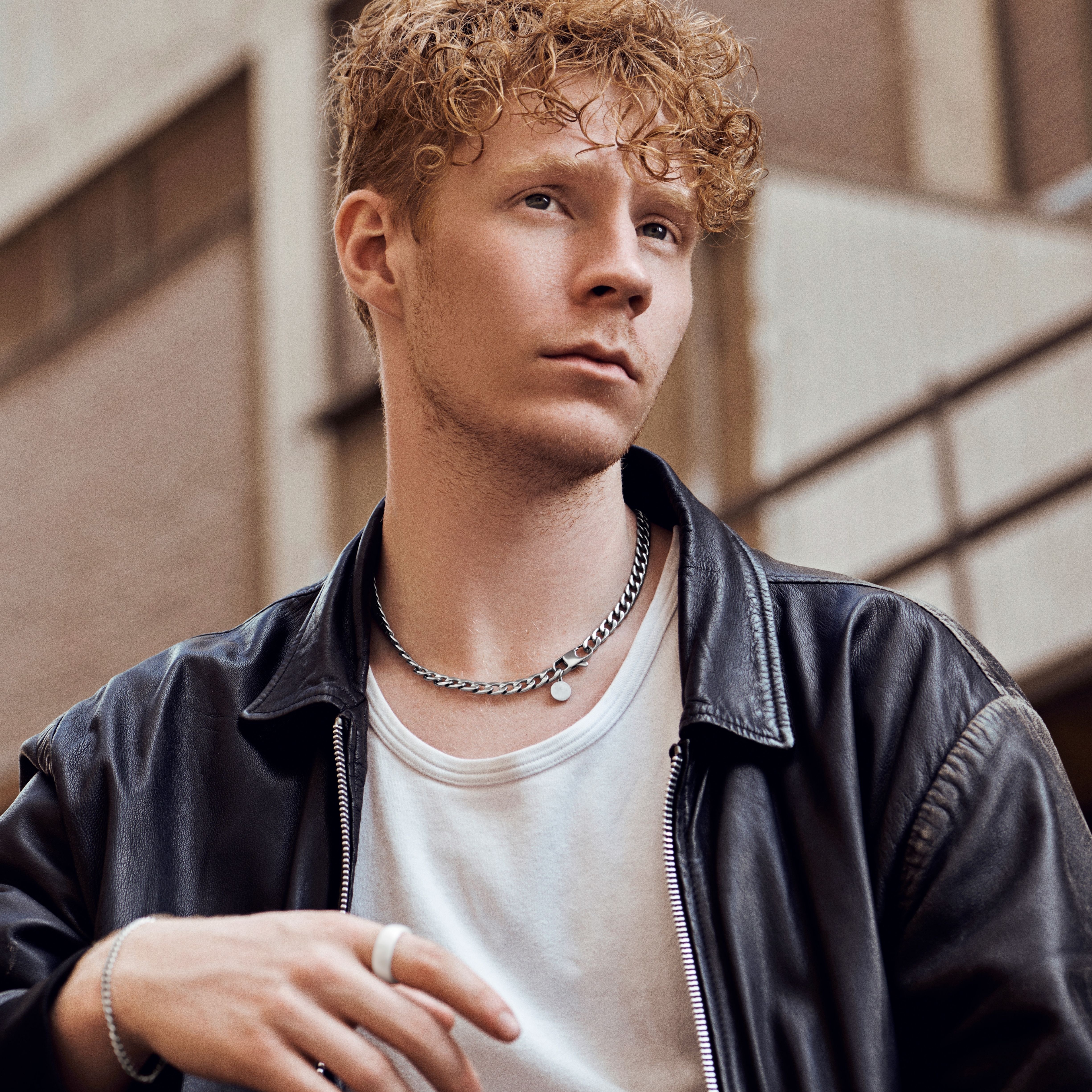 8 mm Polished White Ceramic Ring - 4