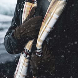 Guanti In Pelle Di Lusso In Pelle Di Pecora Per Uomo Con Fibbia - Foto 1