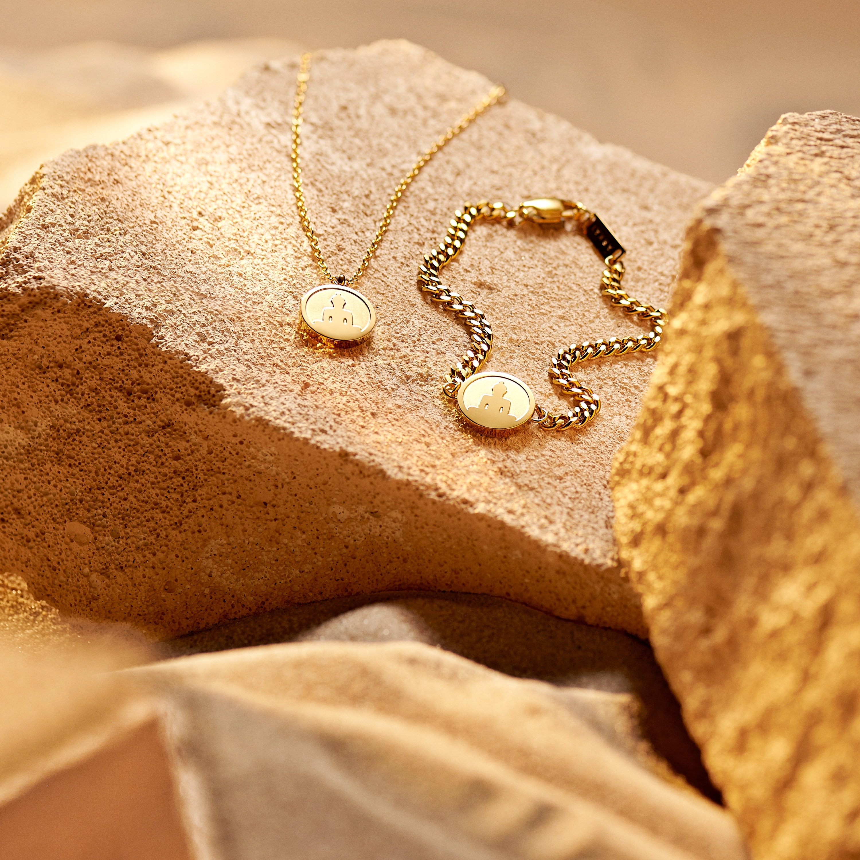 Unity | Gold-tone Buddha Bracelet - 3