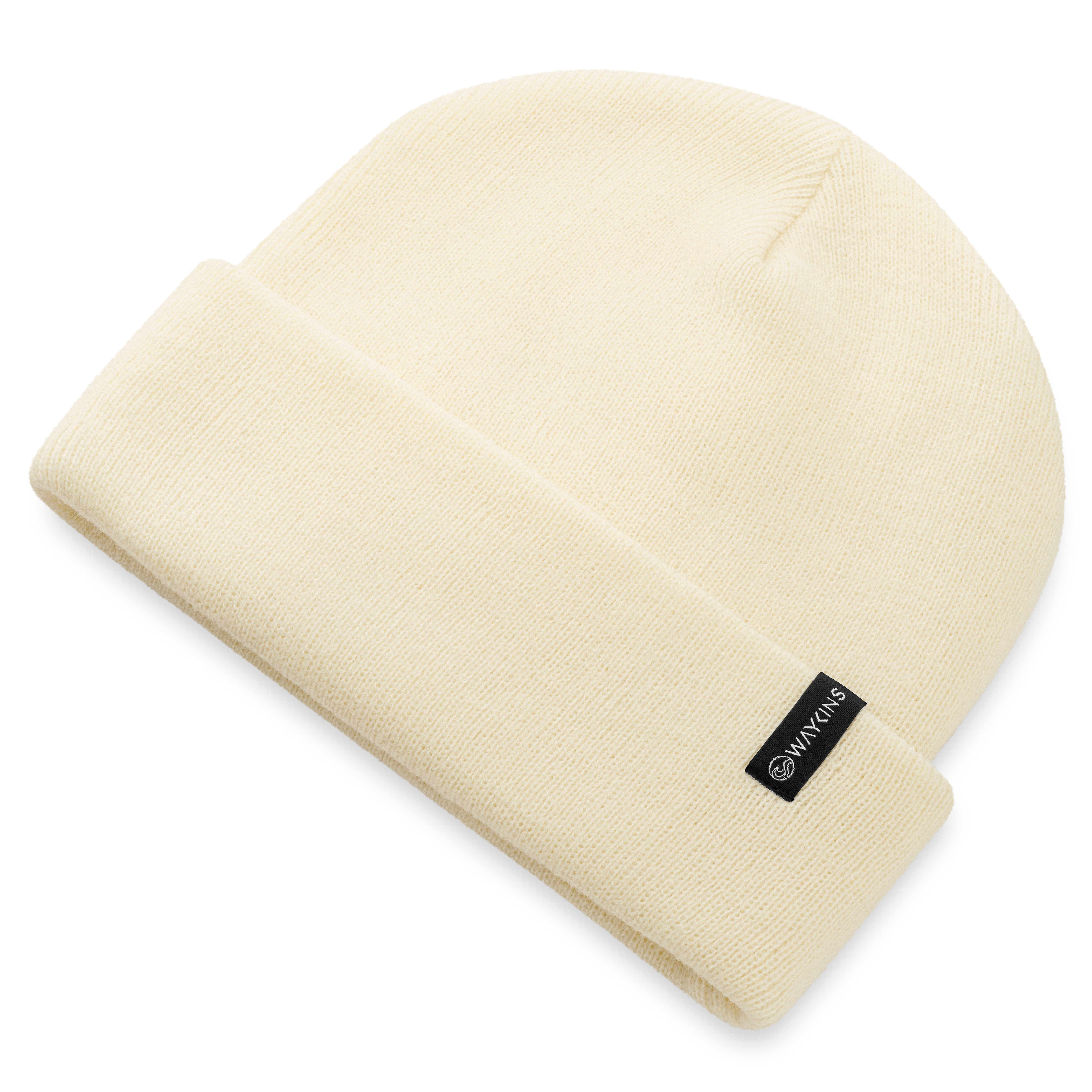 Baltic | Gorro de punto fino de acrílico en blanco roto - 4