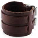 Gladius | Bracelet en cuir de buffle pleine fleur marron à boucle Gladius | Bracelet en cuir de buffle pleine fleur marron à boucle