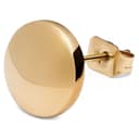 Knopf Ohrstecker Goldfarben Stahl 10mm Knopf Ohrstecker Goldfarben Stahl 10mm