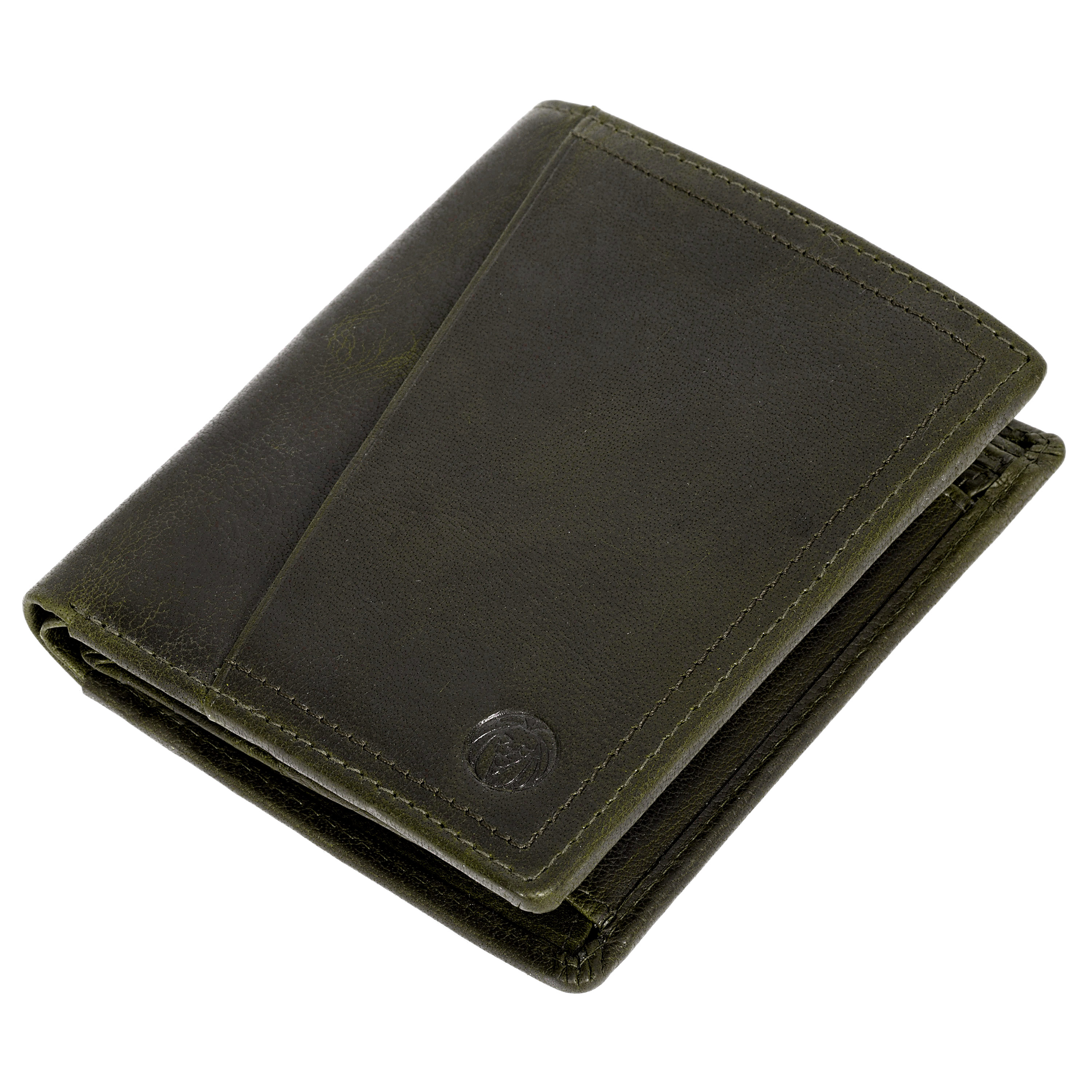 Montreal Rustic Olive RFID Leather Wallet - 8