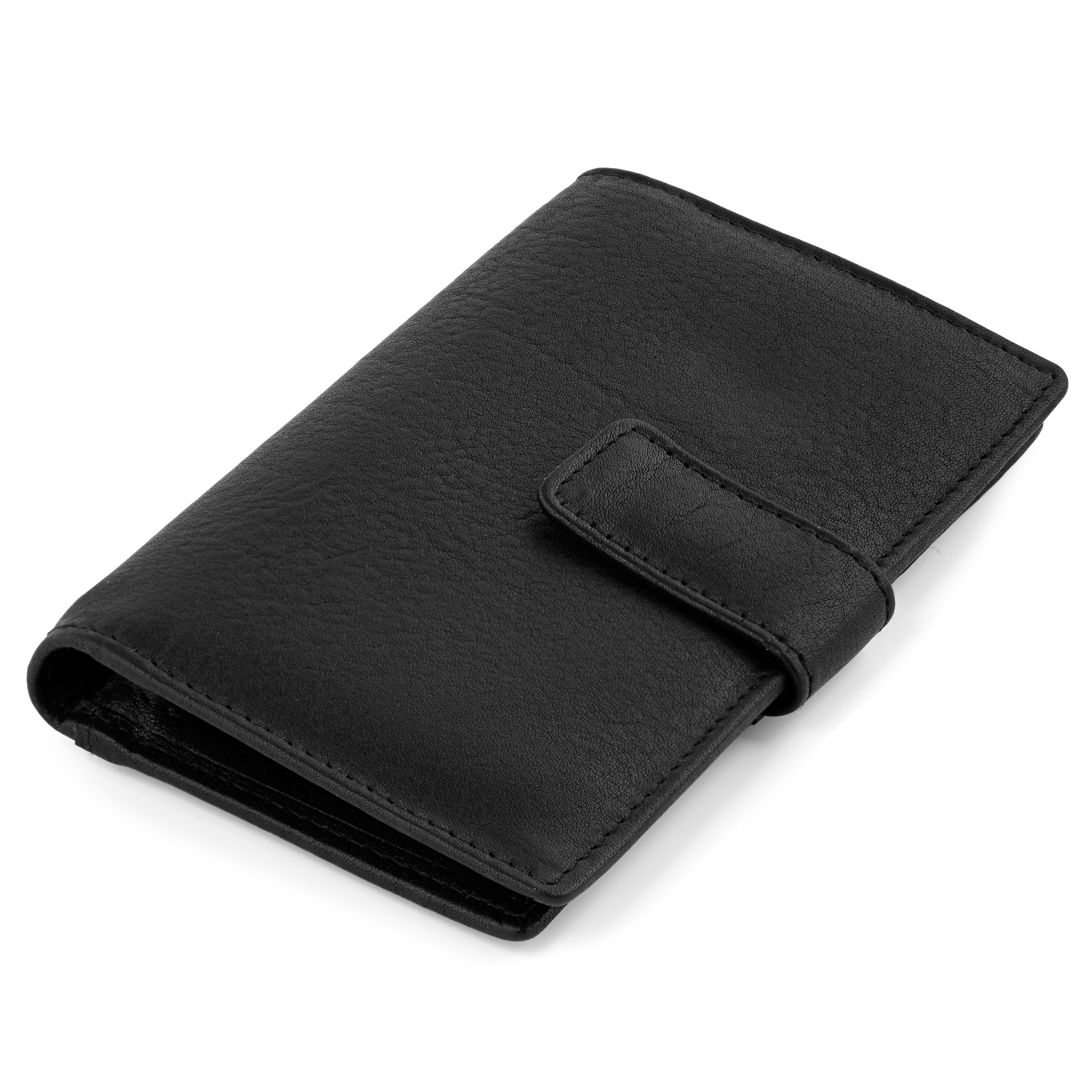 Portafoglio Liam in pelle nera con protezione RFID - 8