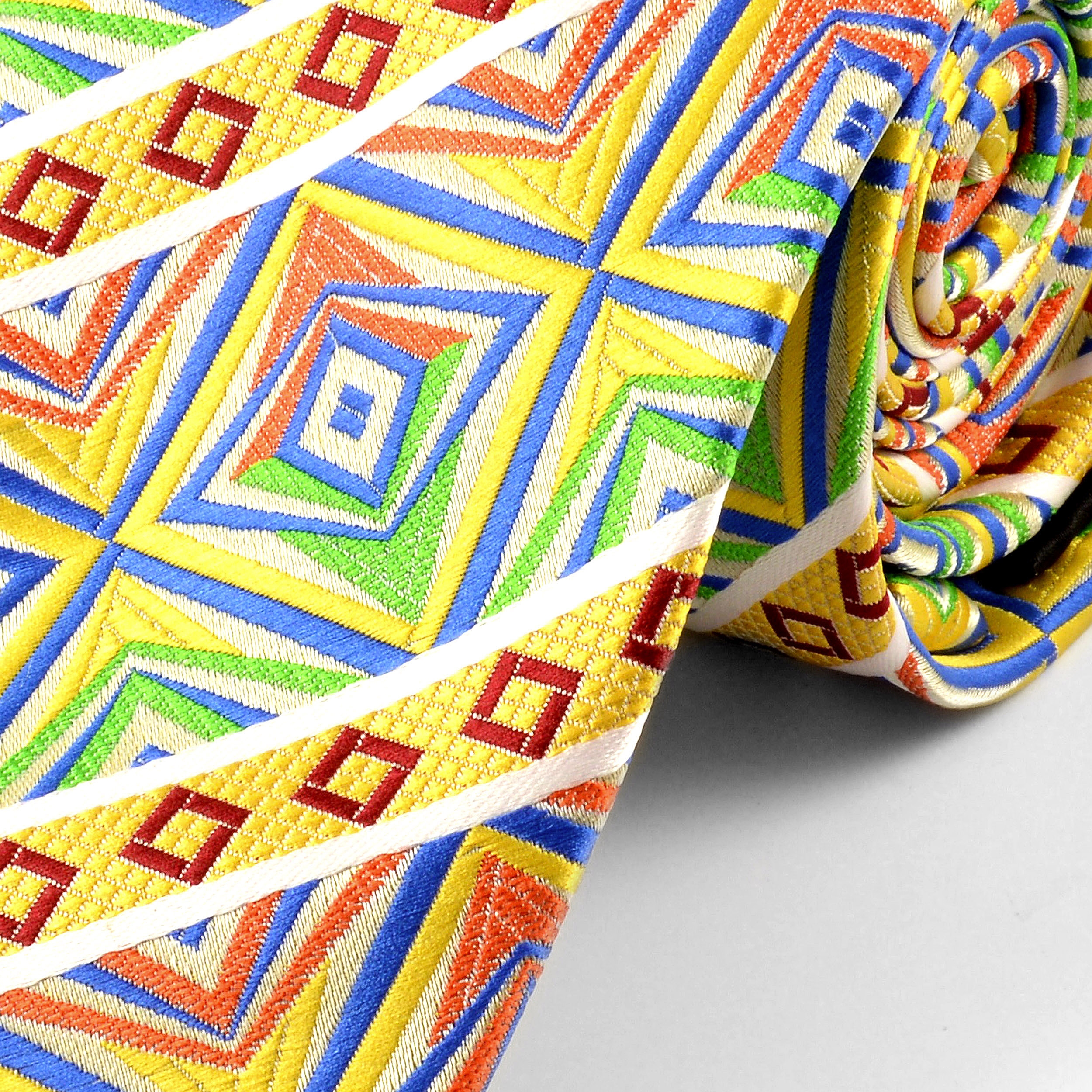 Corbata de seda multicolor - 2