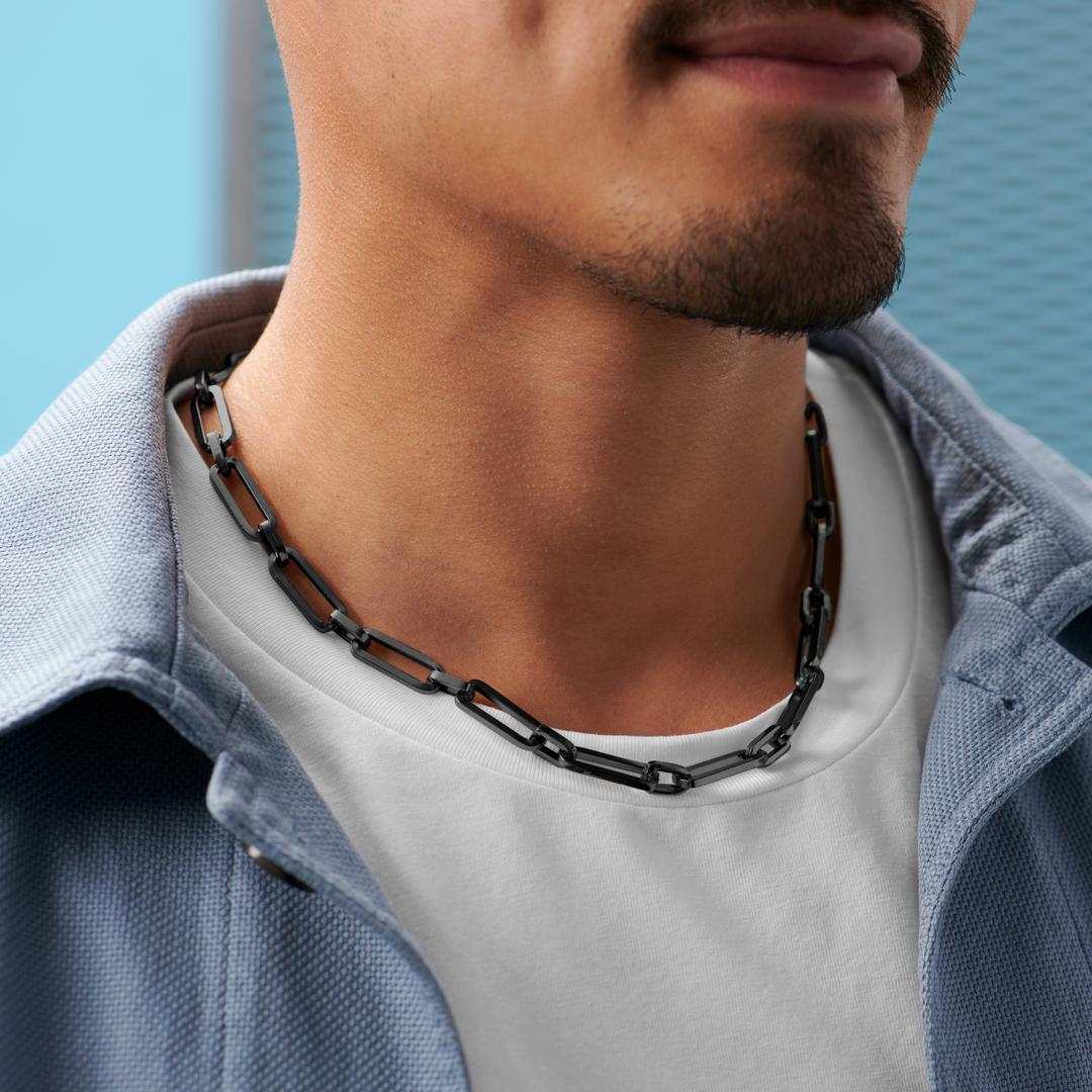 Kit Chaîne Collier 12m Acier Inoxydable 2mm + 20 Fermoirs + 40 Anneaux - Fabrication Bijoux Argent
