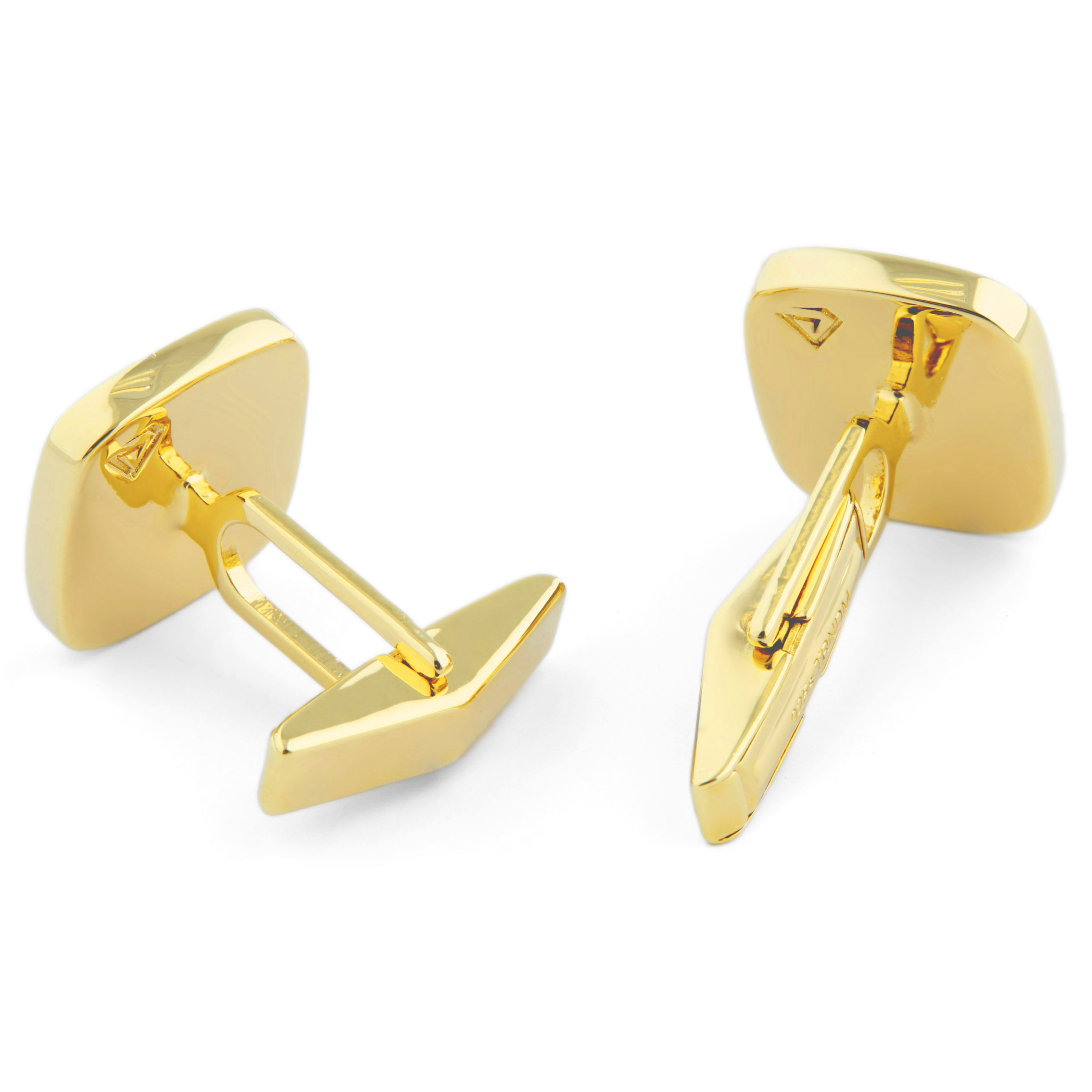 Dänemark Tribut 925er Gold Krawattenklammer & Manschettenknöpfe Set - 4