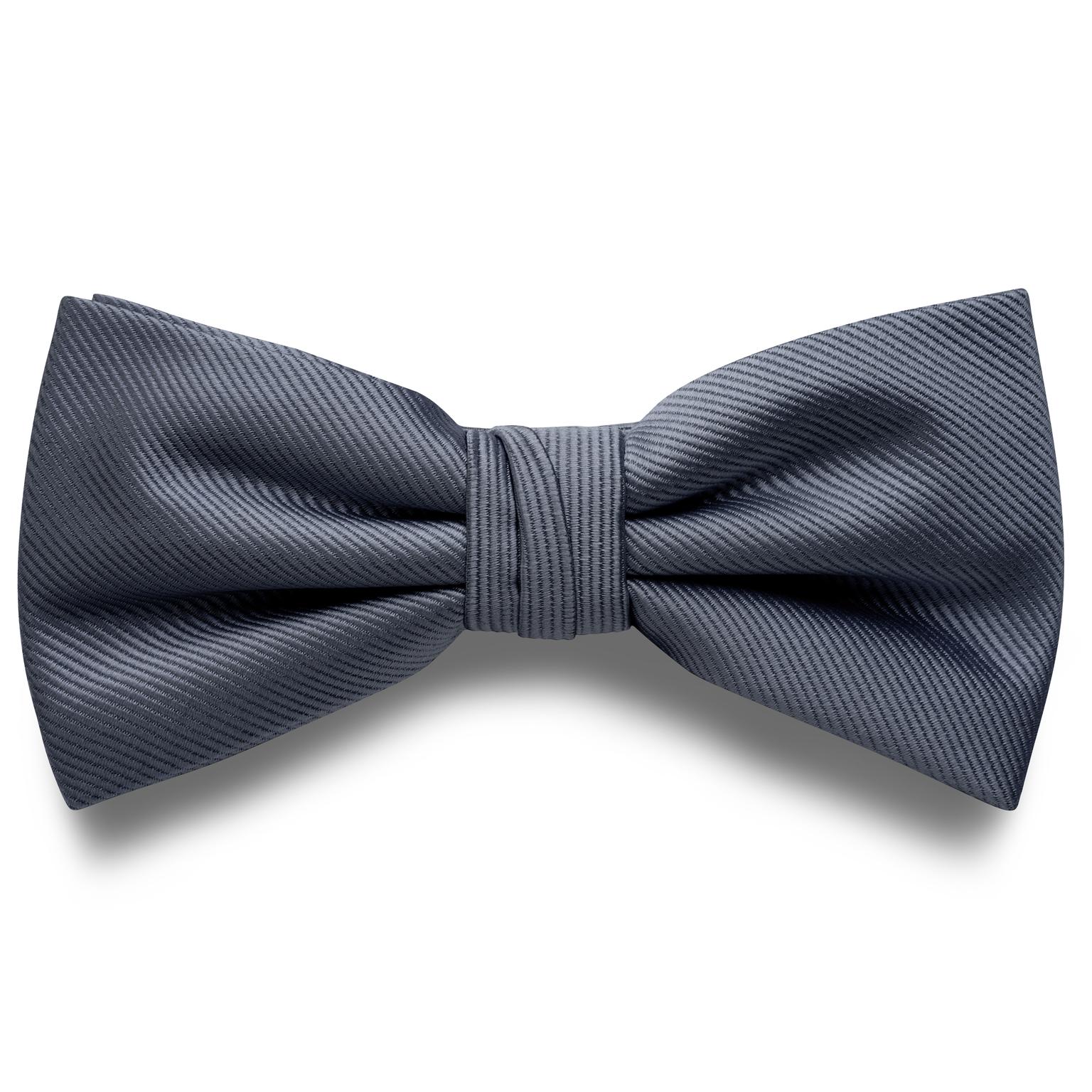 Graphit Vorgebundene Grosgrain Fliege Graphit Vorgebundene Grosgrain Fliege