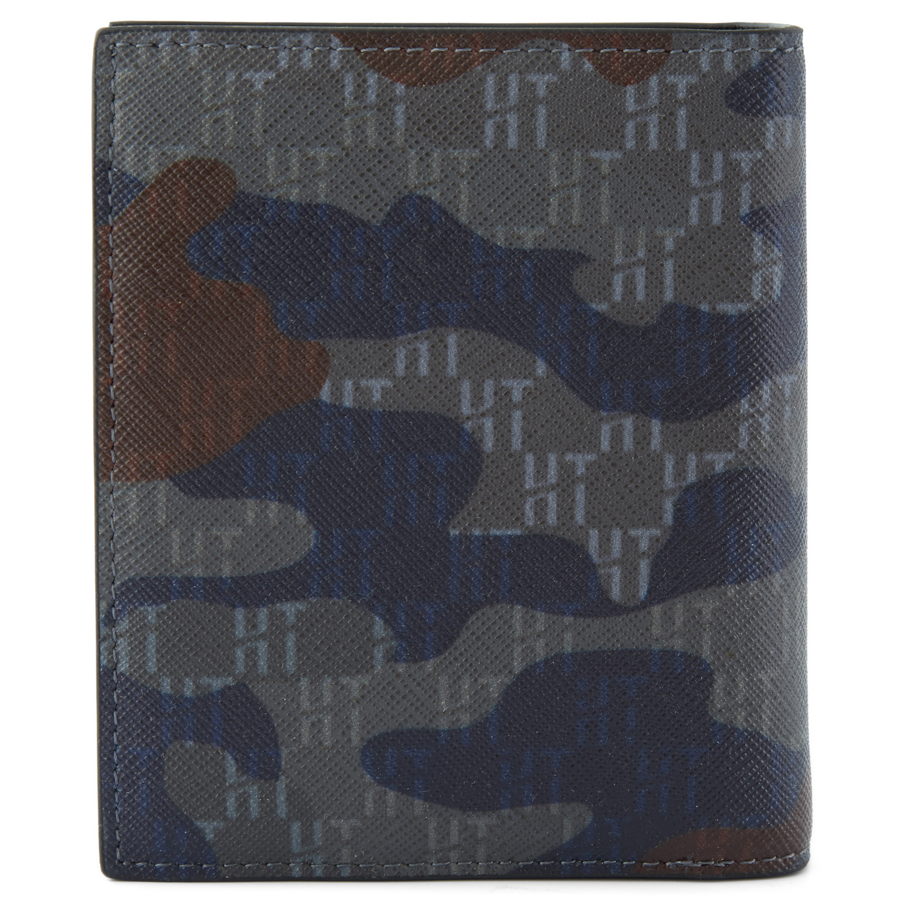 Stredne veľká modro-čierna peňaženka Camouflage - 4