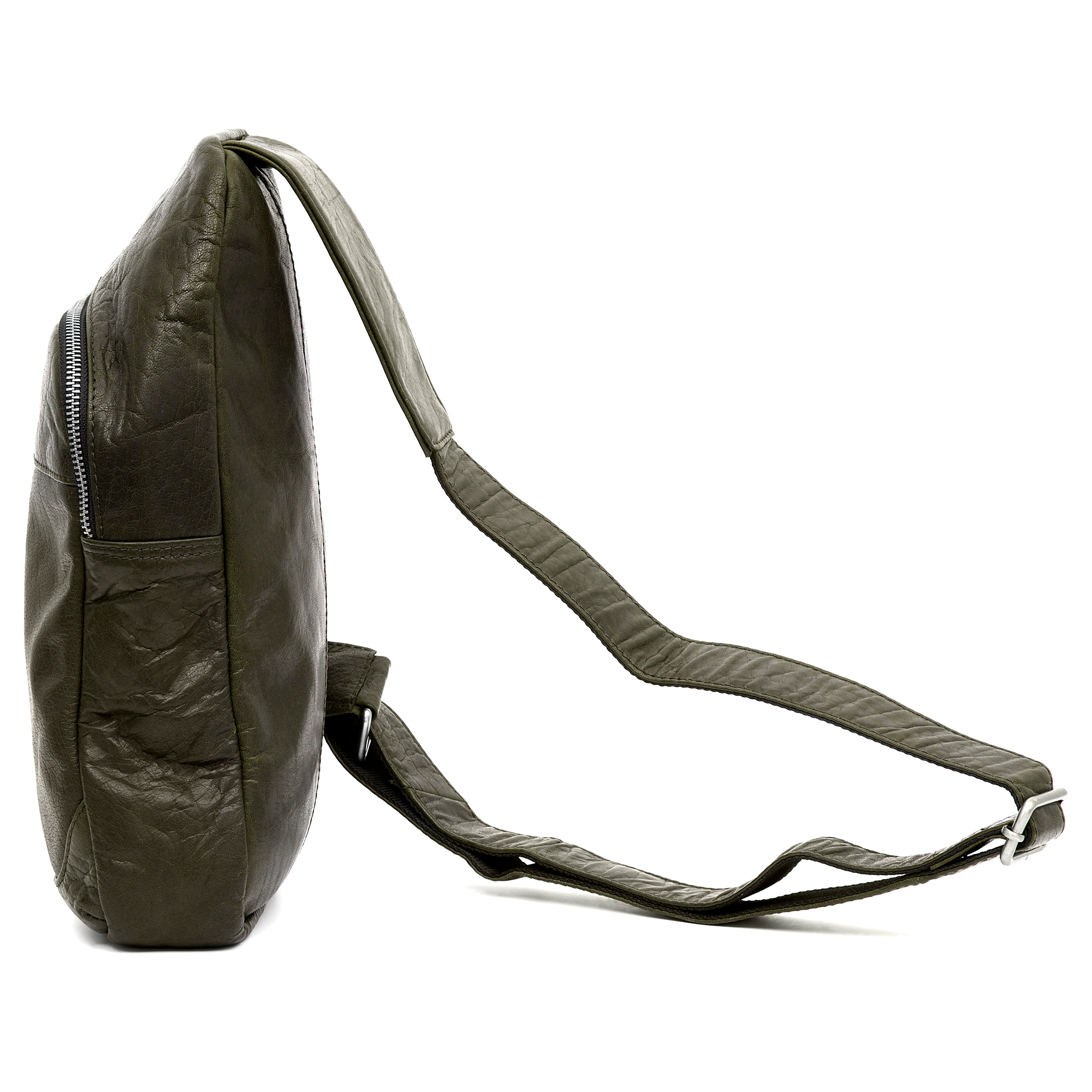 Oliivinvihreä pienikokoinen Montreal-olkalaukku - 3