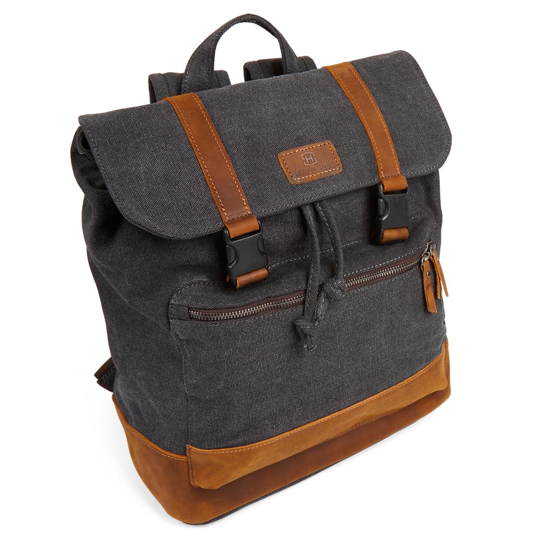 Tan Rucksack Sam Grey & Tan Backpack | Salt & Hide | Free shipping