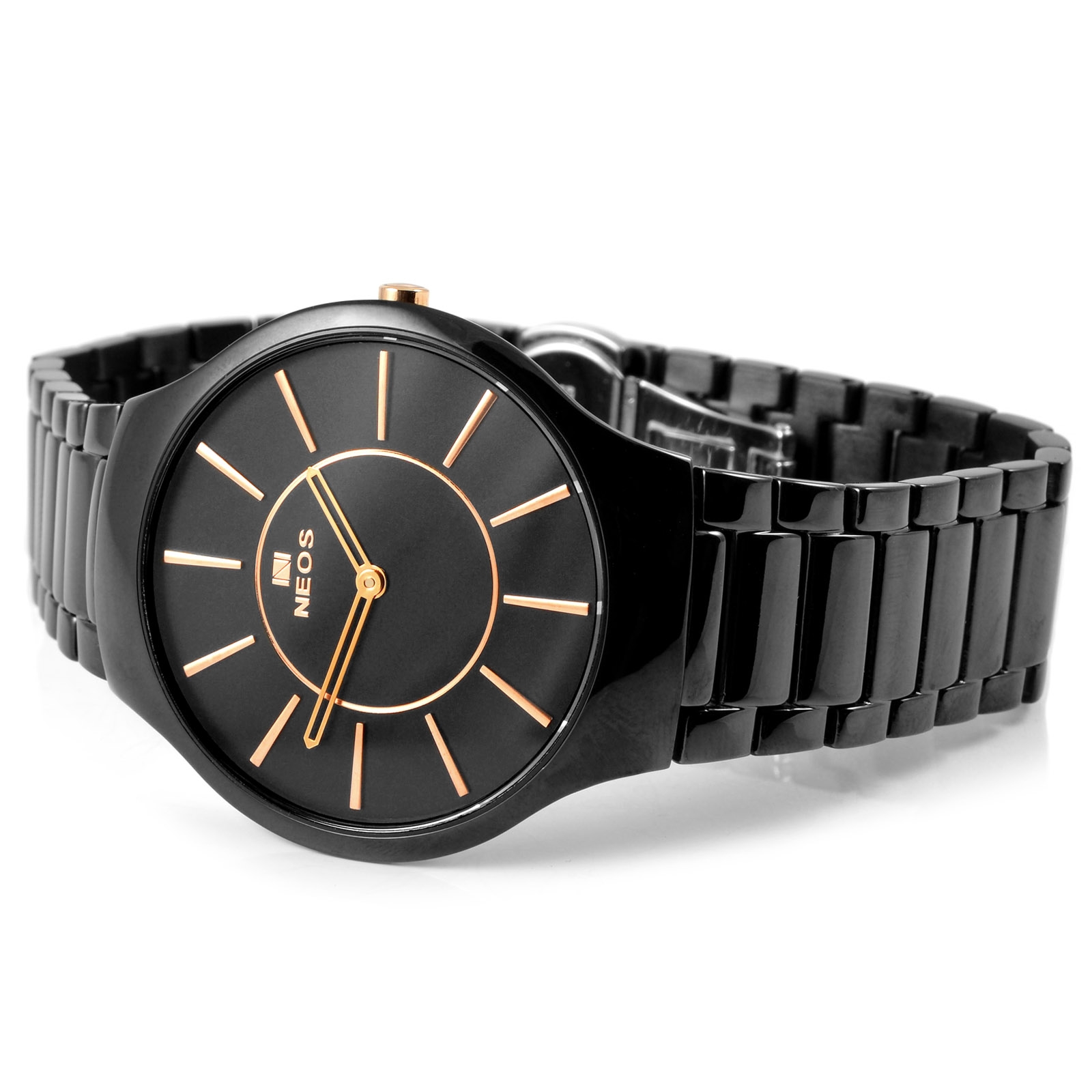 Svart Adrian Safir Klokke - 2