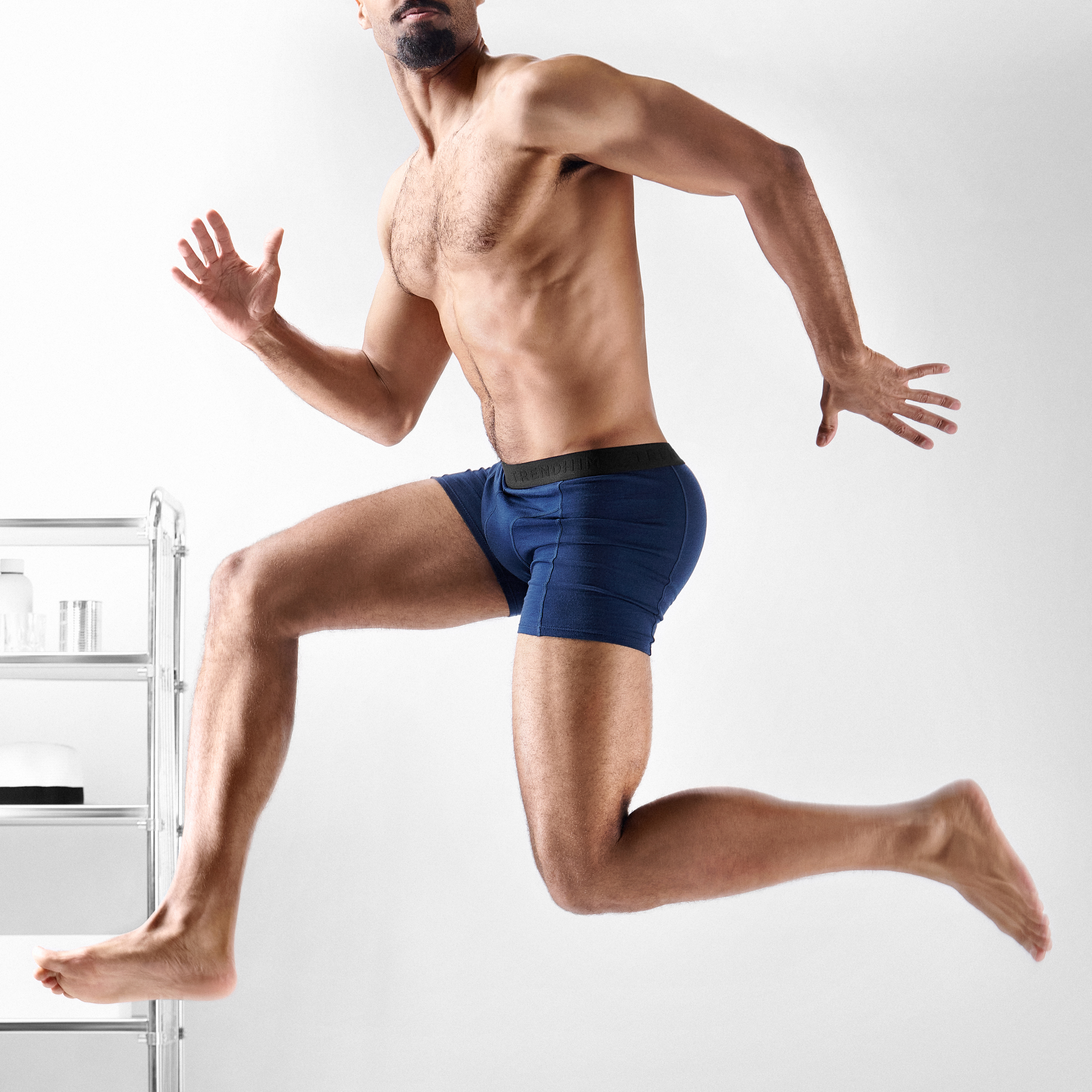 X-Large - FeatherFeel | 3-Pack Royal Blue Merino Wool Boxer Briefs - 4