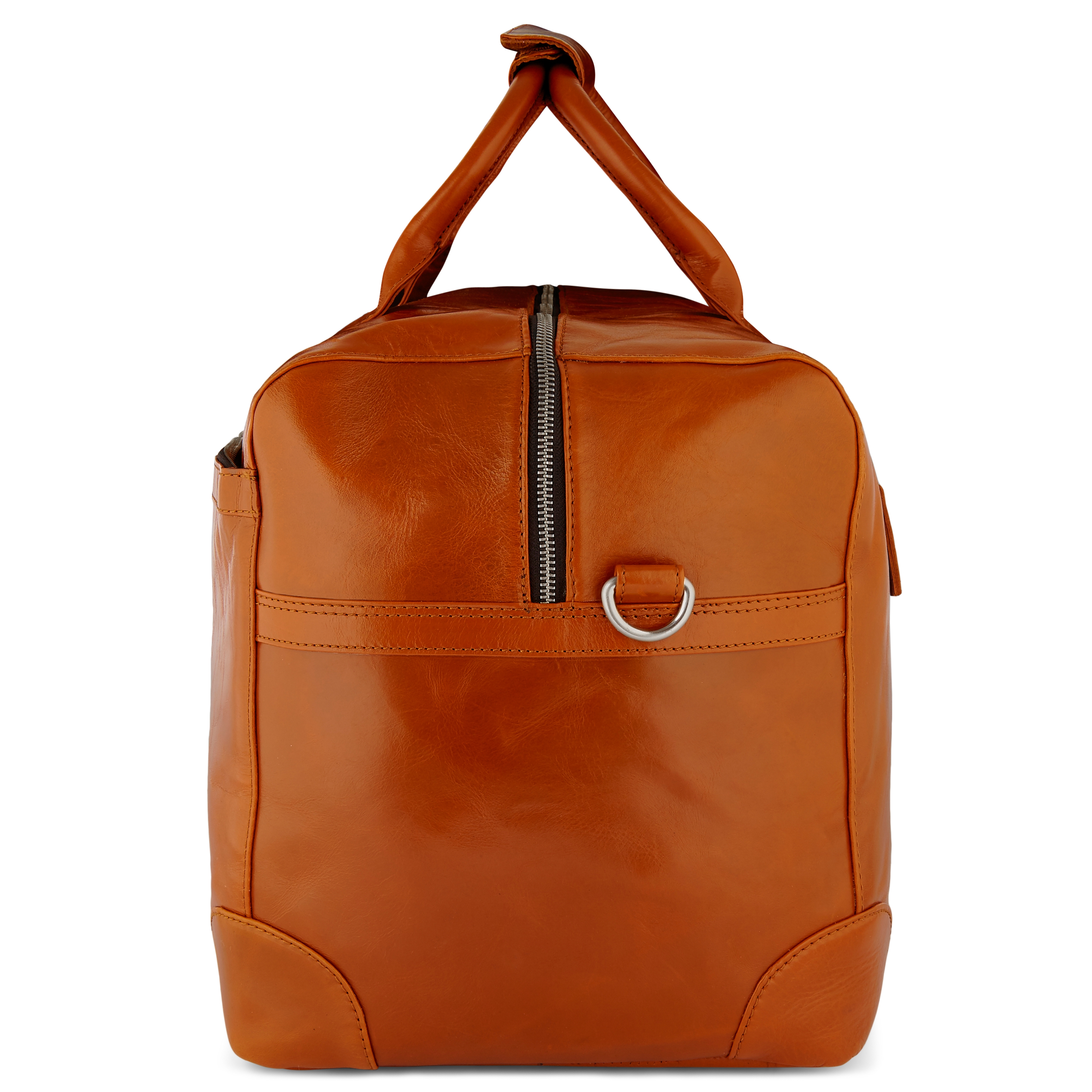 Tankleurige Jasper Leren Weekentas - 5