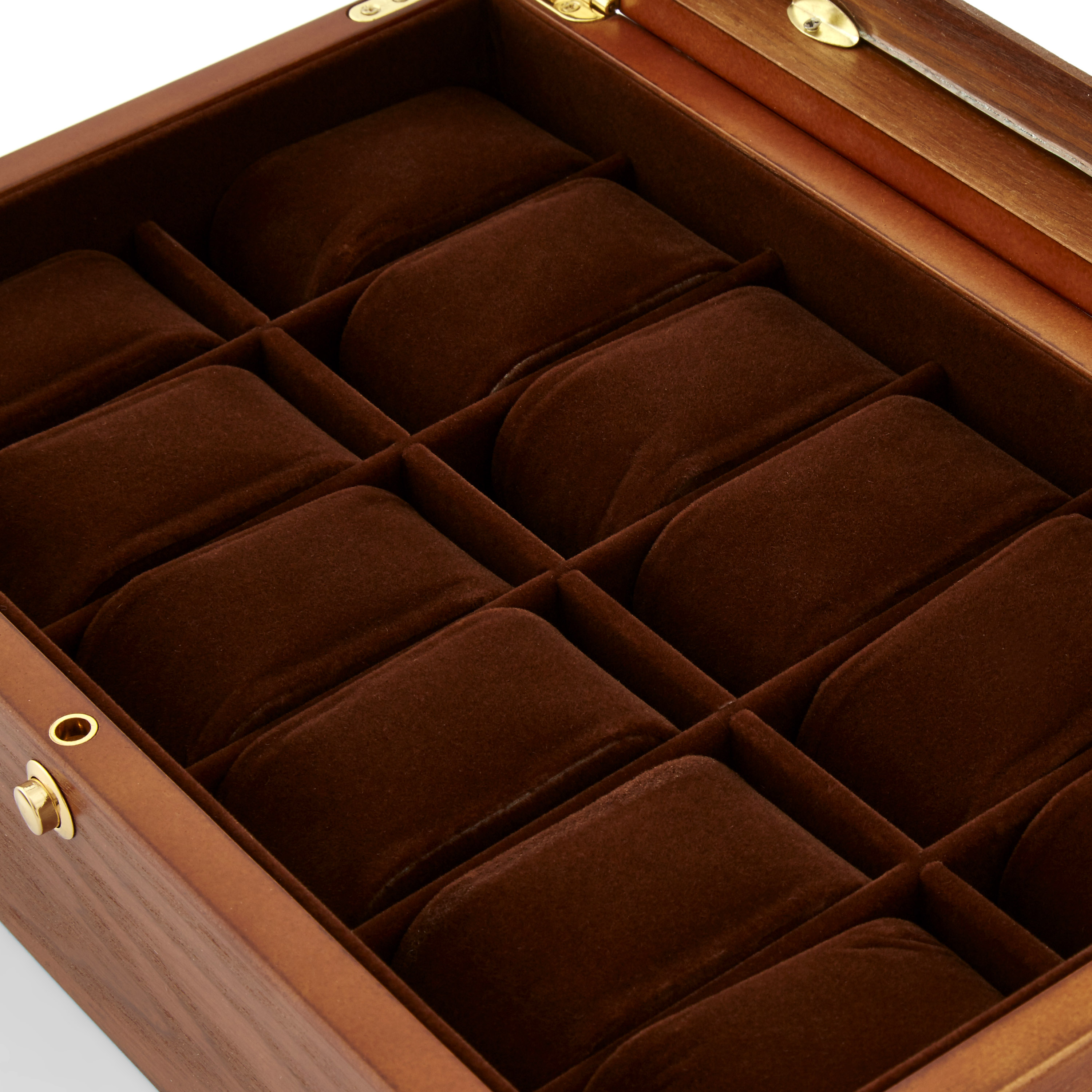Coffret classique pour montres en bois de frêne - 12 Montres - 9