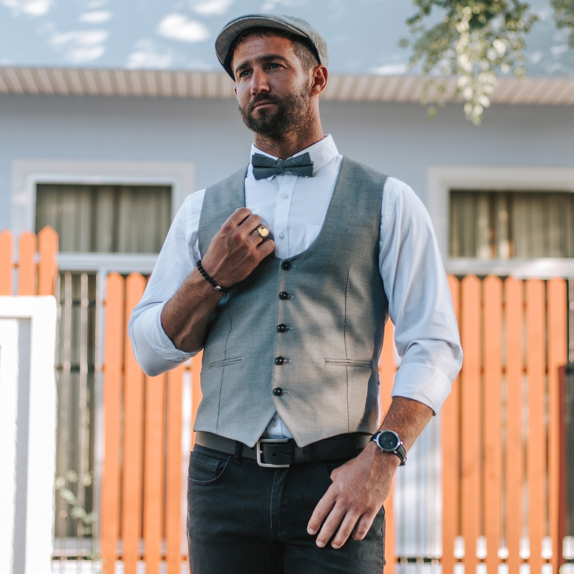 Anillo de plata 925S y oro Arthur - 5