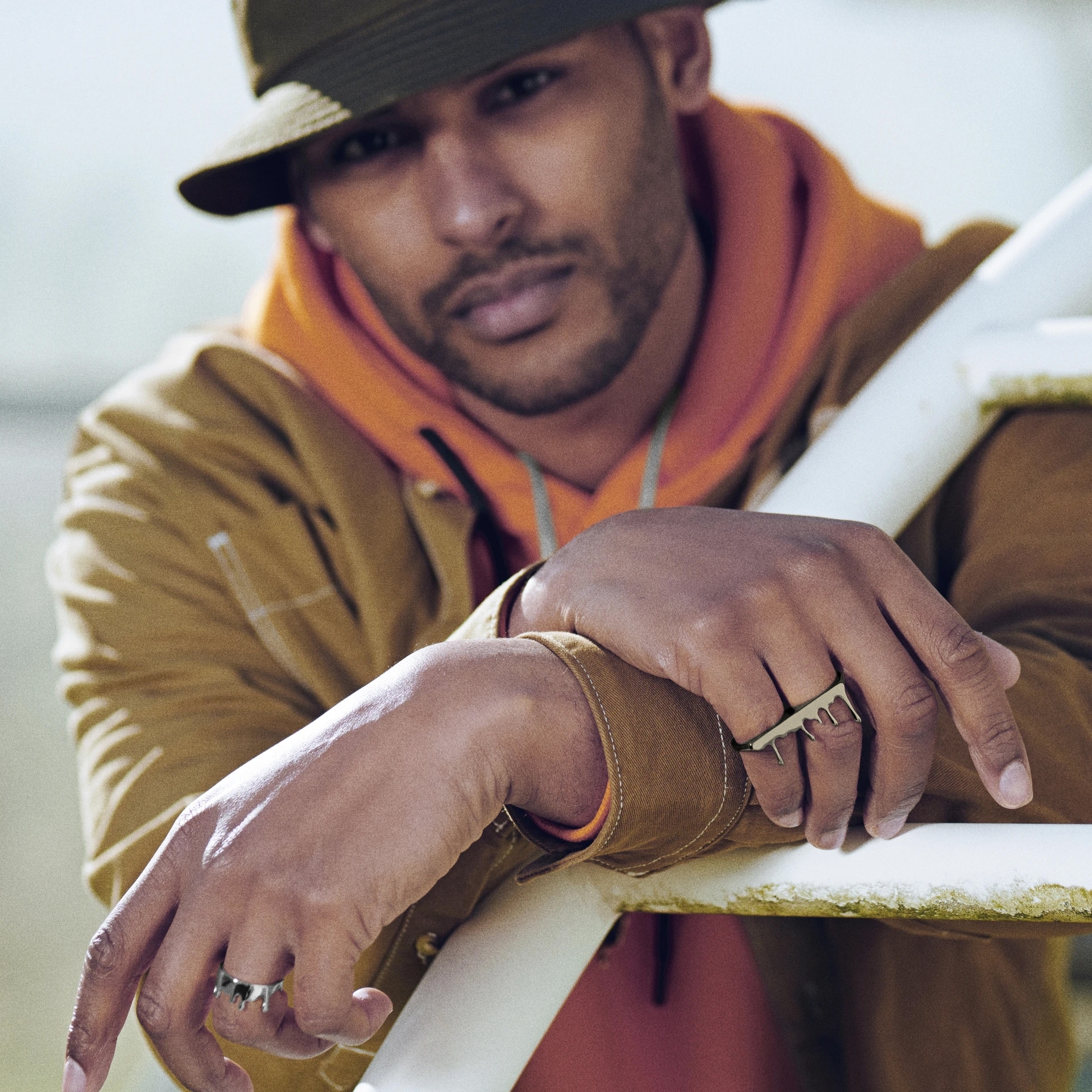 Fahrenheit | Gunmetal Black Stainless Steel Melting Ring - 3