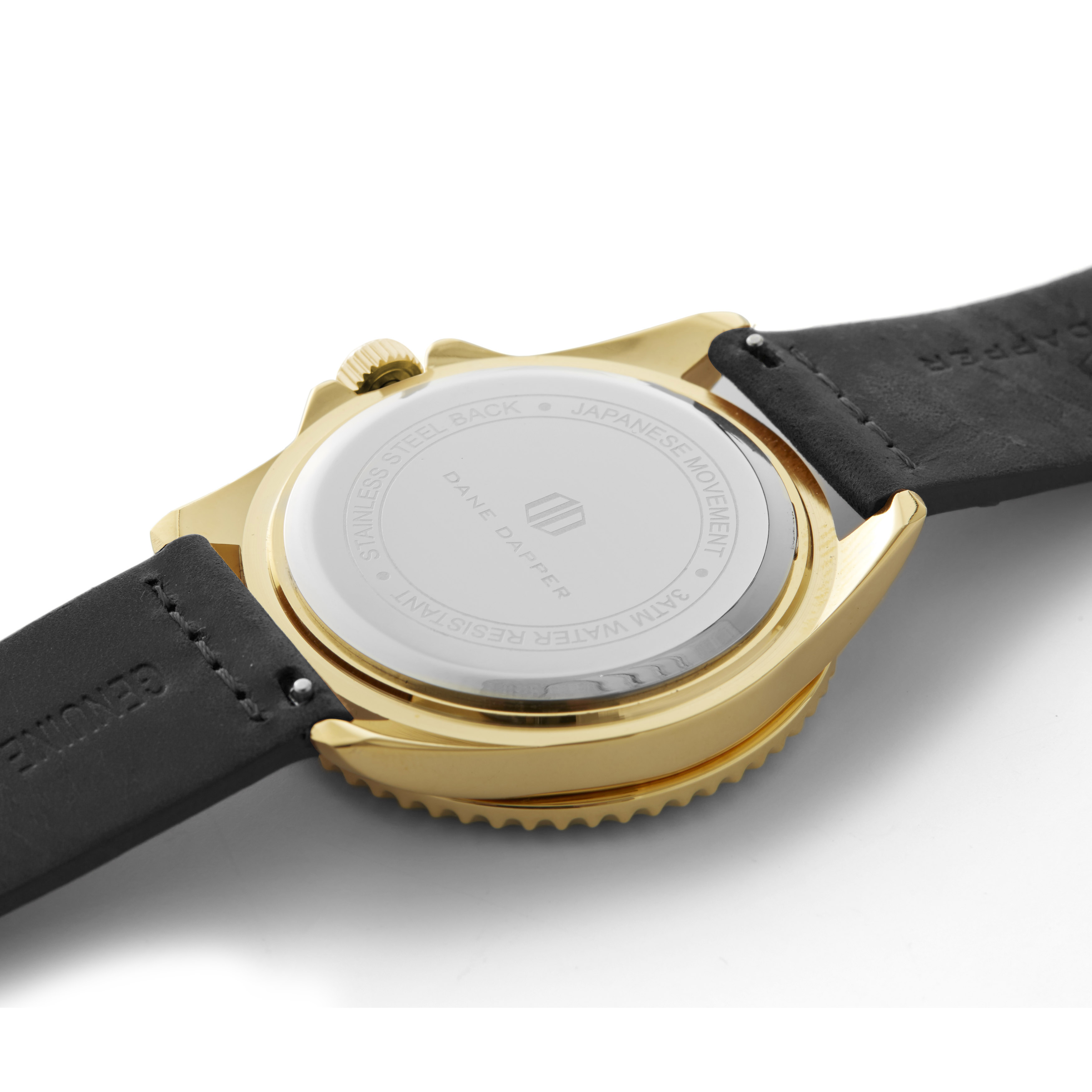 Leather Golden Mariner Watch - 3