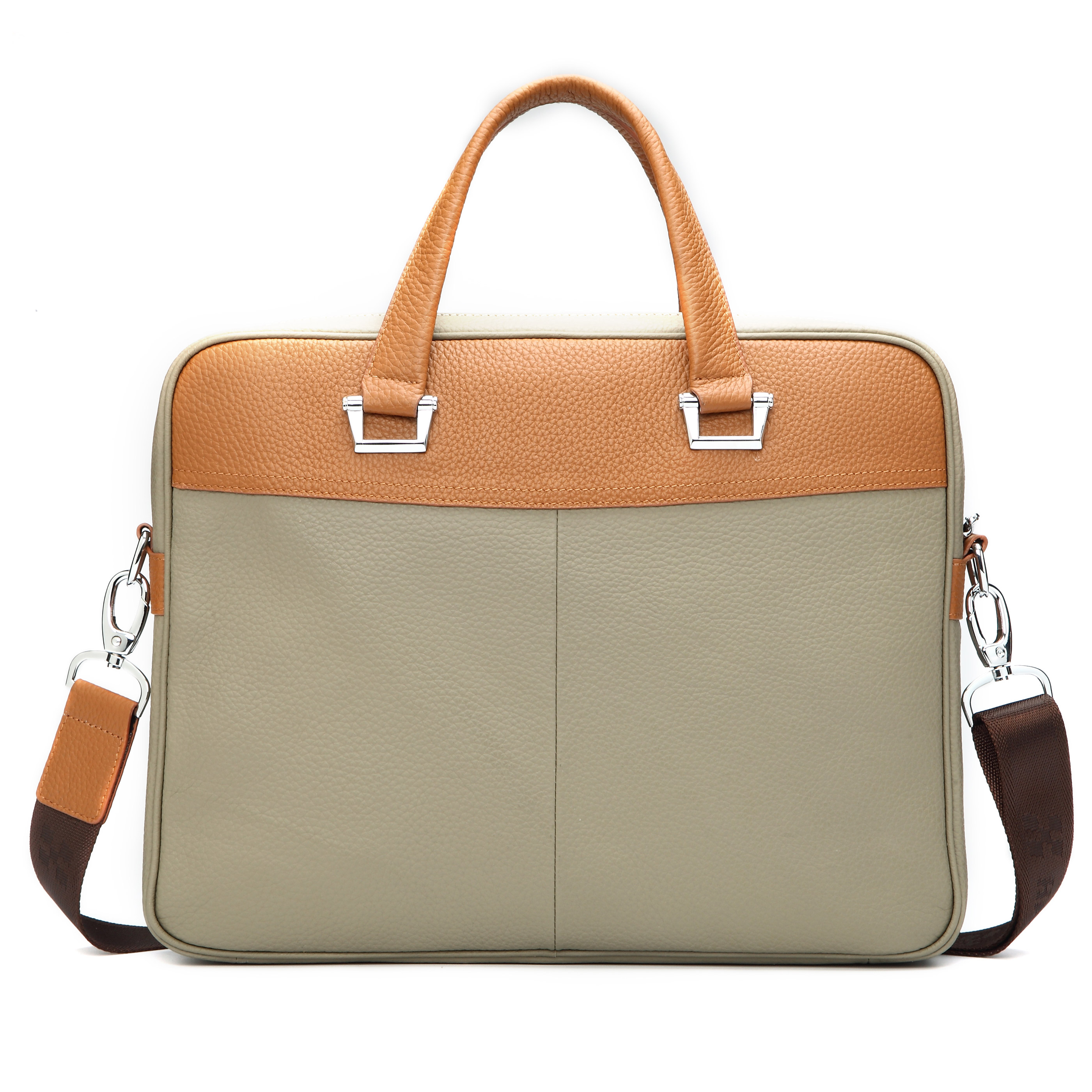 Harmaa Paris Executive Nahkalaukku - 2