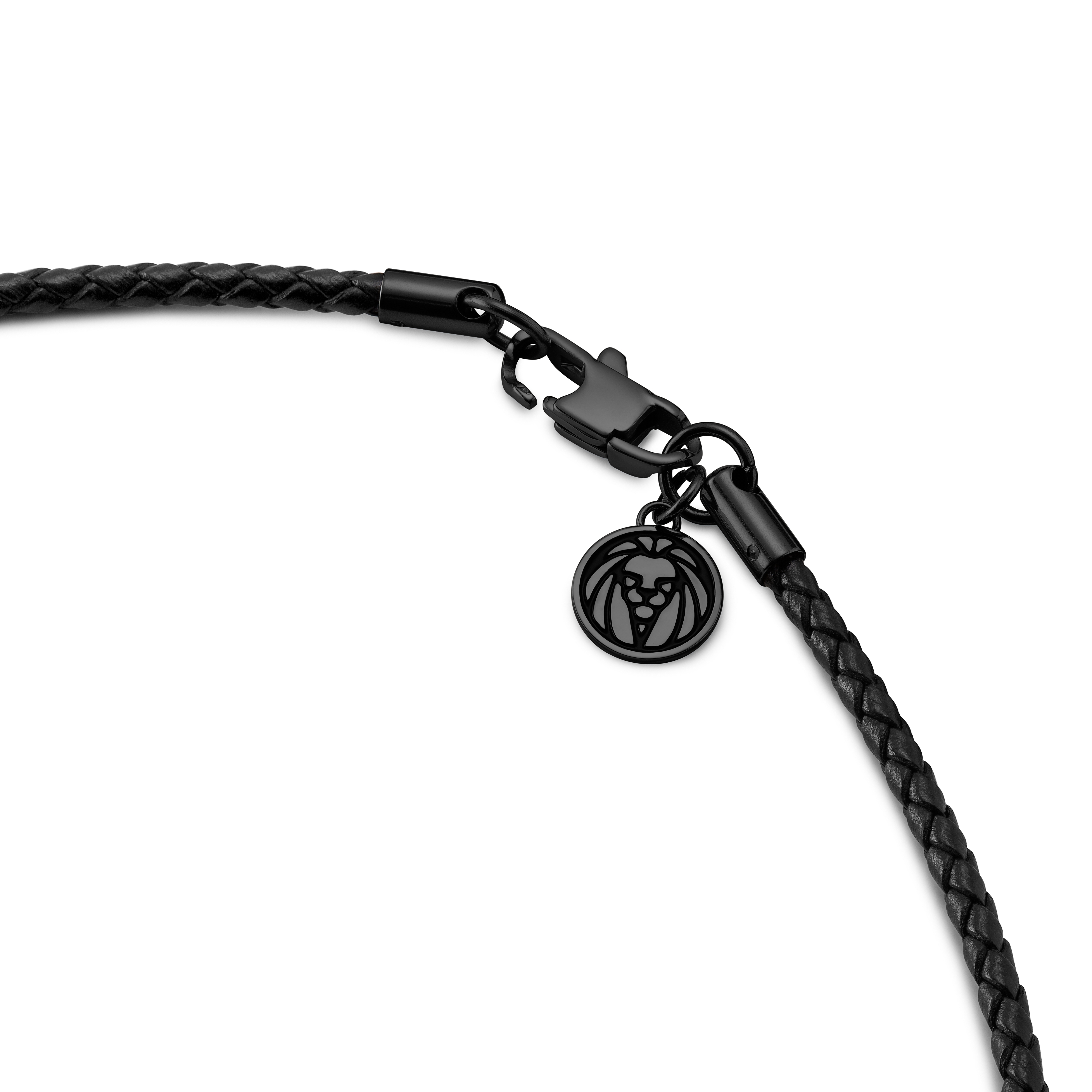 Tenvis | 3 mm Black Onyx Leather Necklace - 6