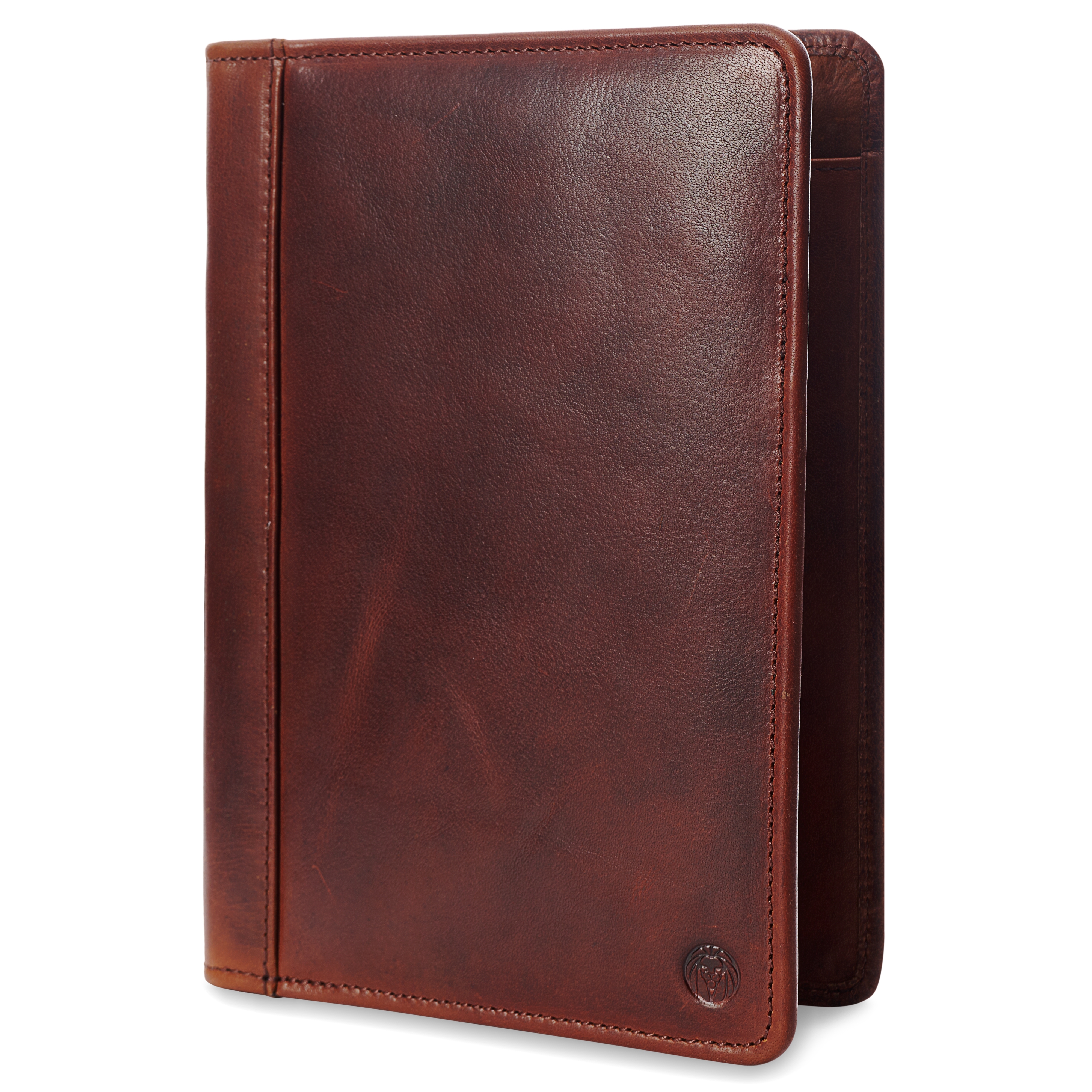 Tan Refillable Buffalo Leather Notebook & Journal Cover - 2