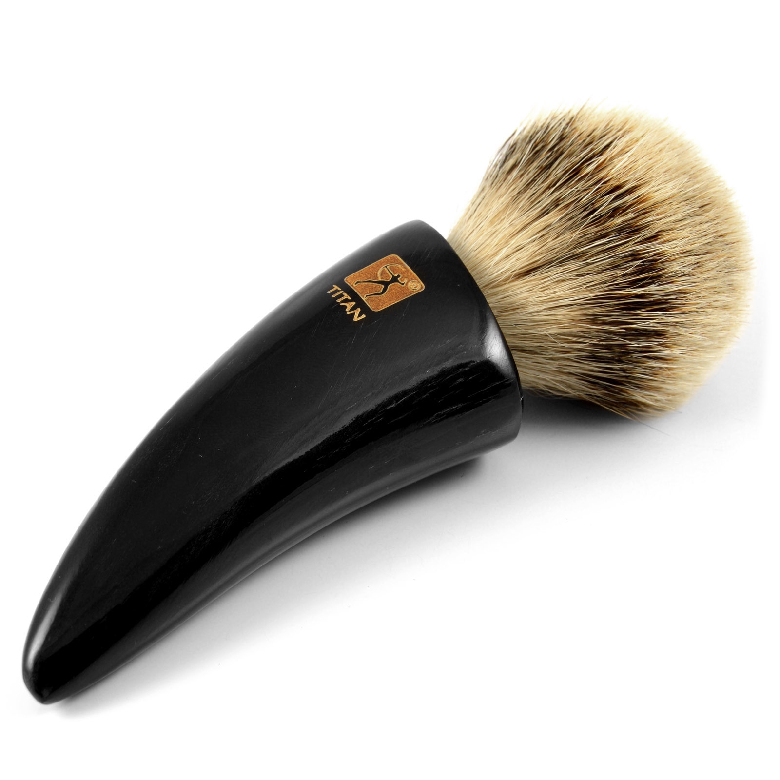 Dachshaar-Rasierpinsel aus Rinderhorn - 4