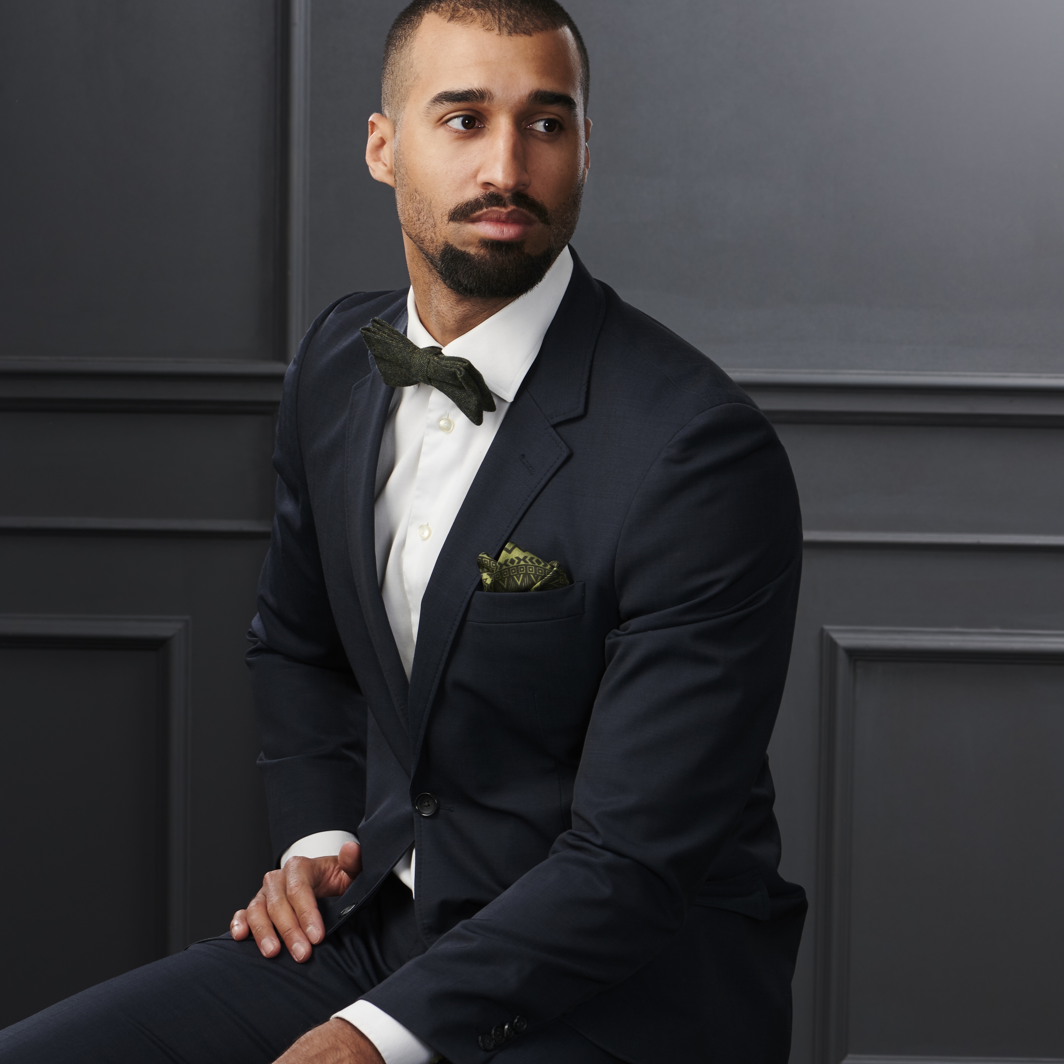 Pañuelo de bolsillo de seda Brux Bryson  - 6