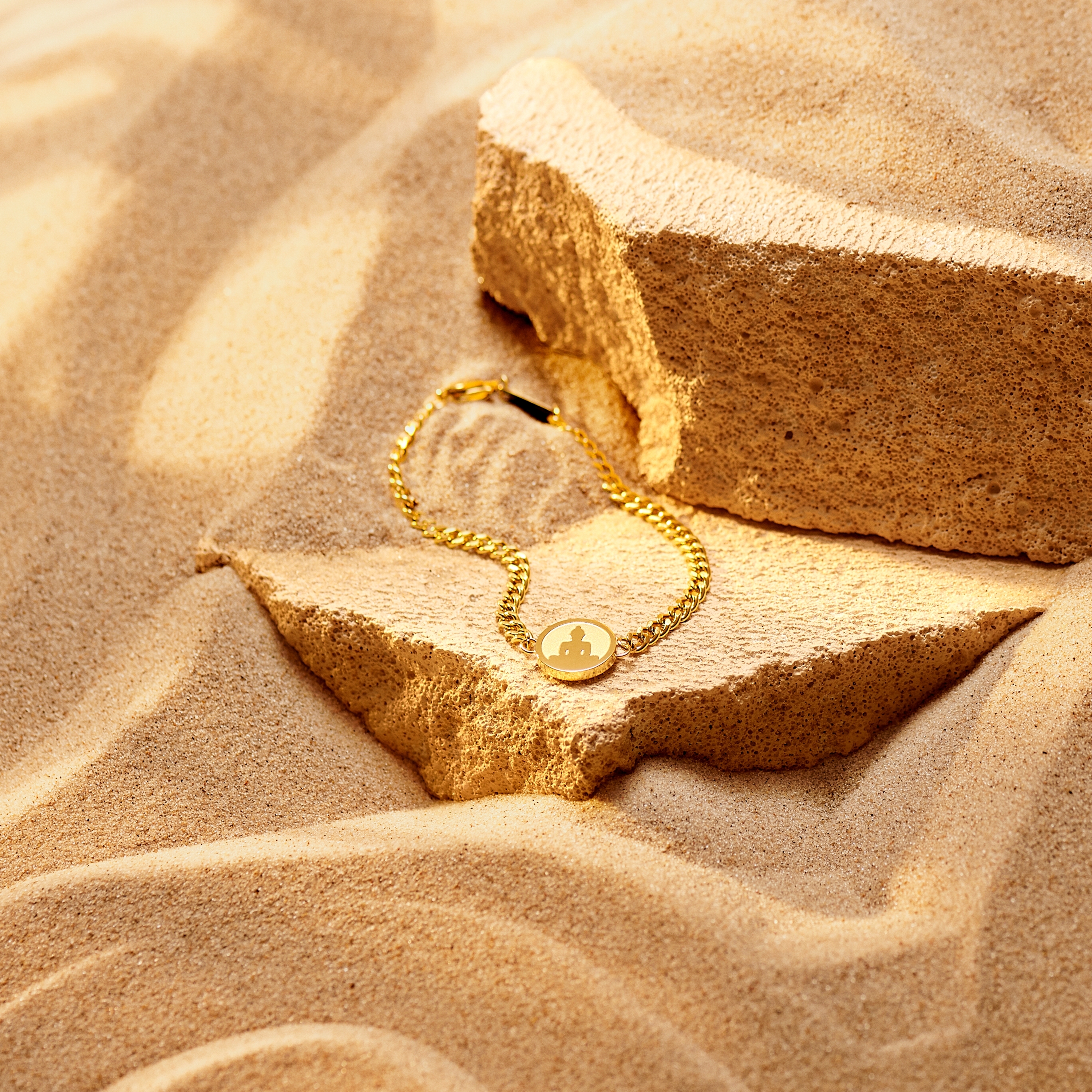 Unity | Gold-tone Buddha Bracelet - 2